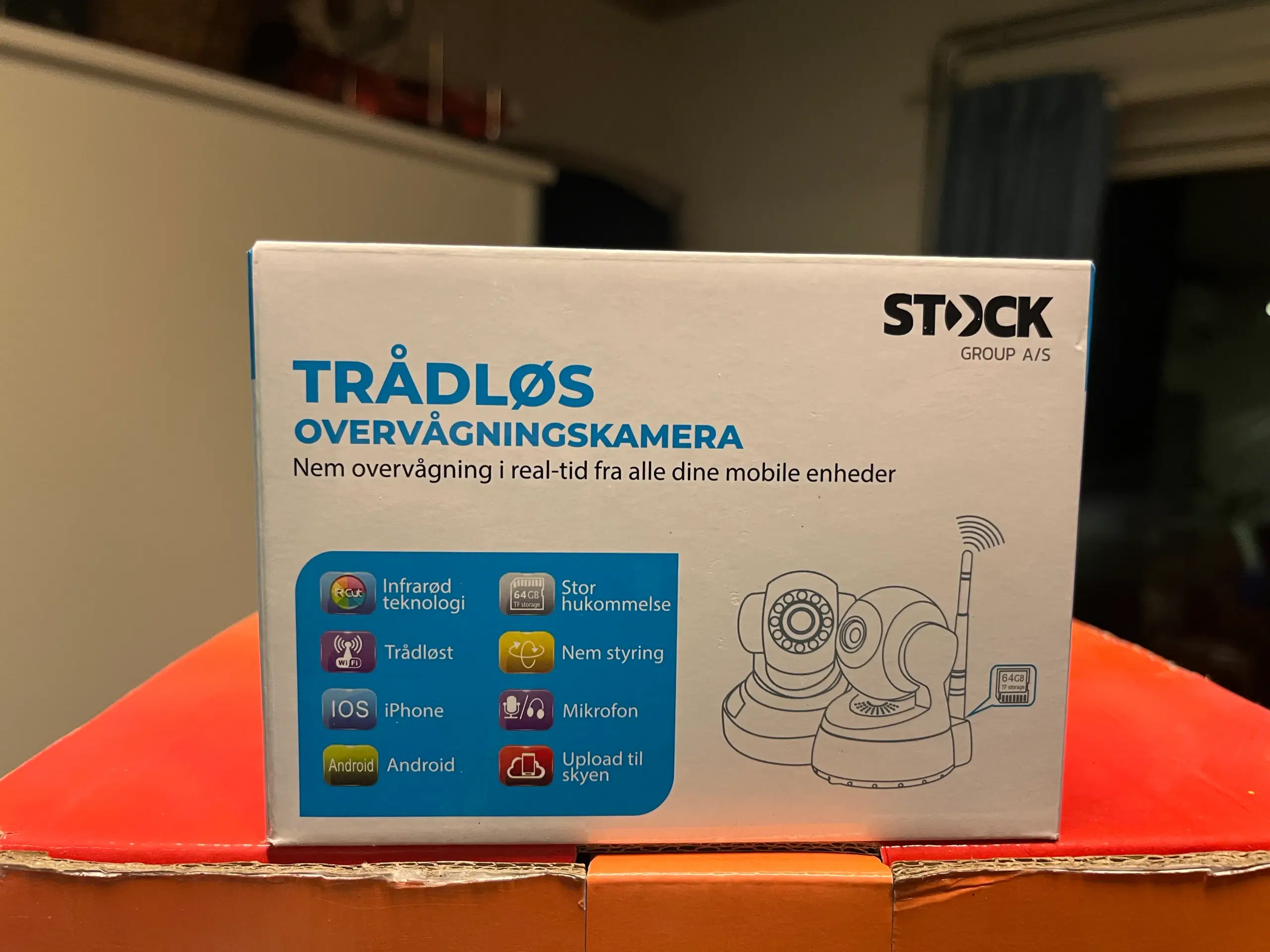 Stock trådløs overvågning kamera