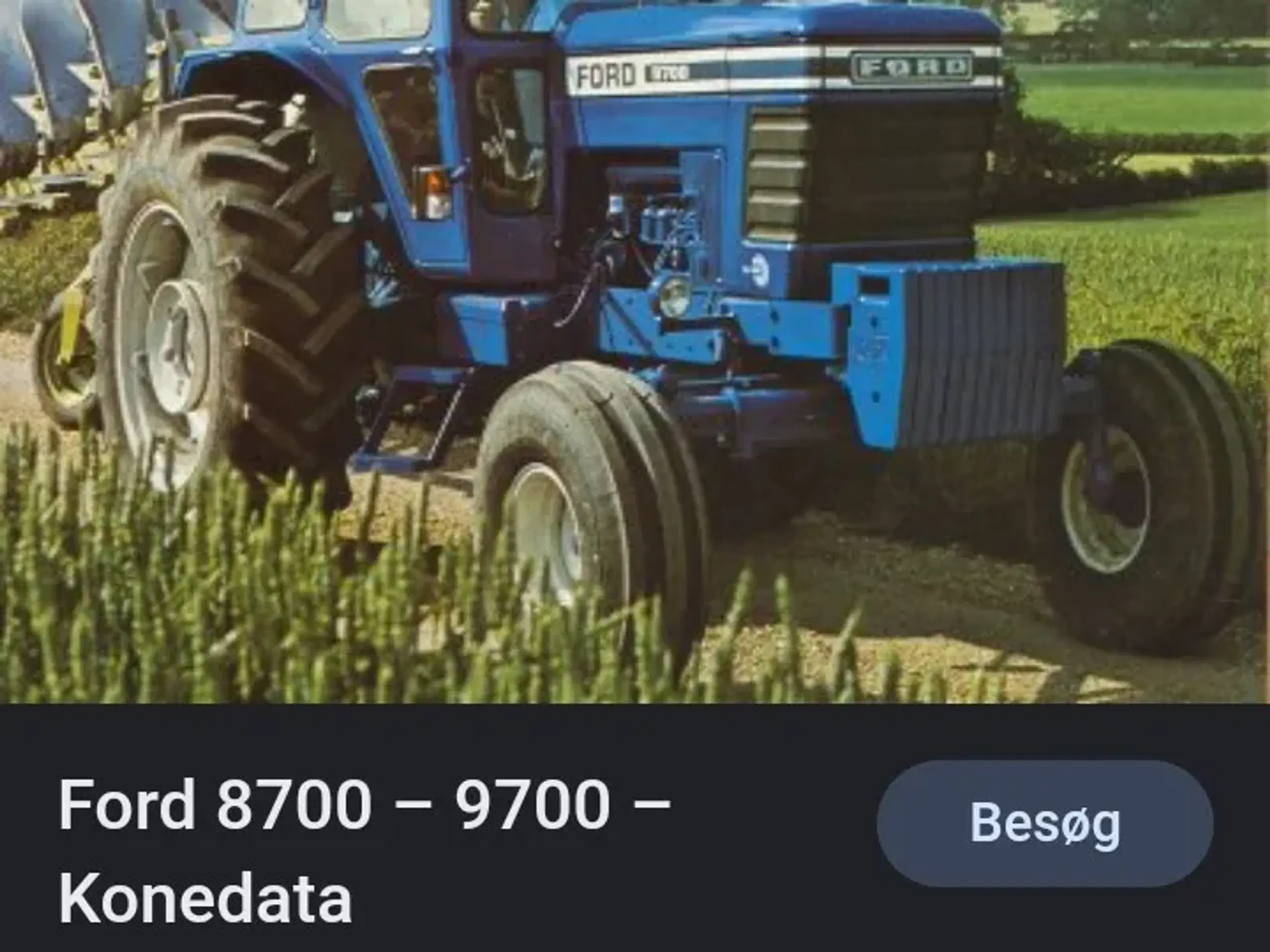 Søger ford traktor