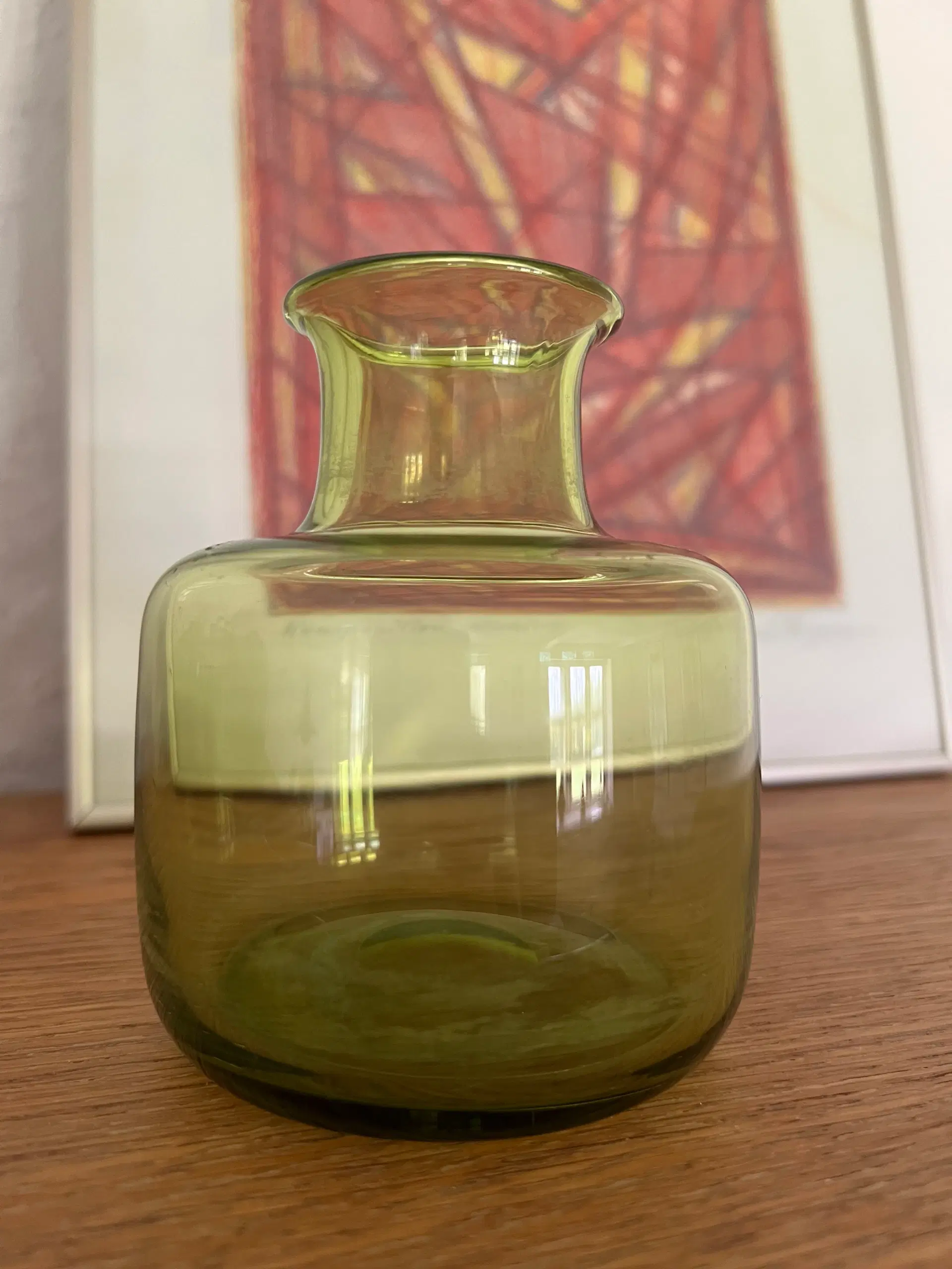 Holmegaard Majgrøn vase