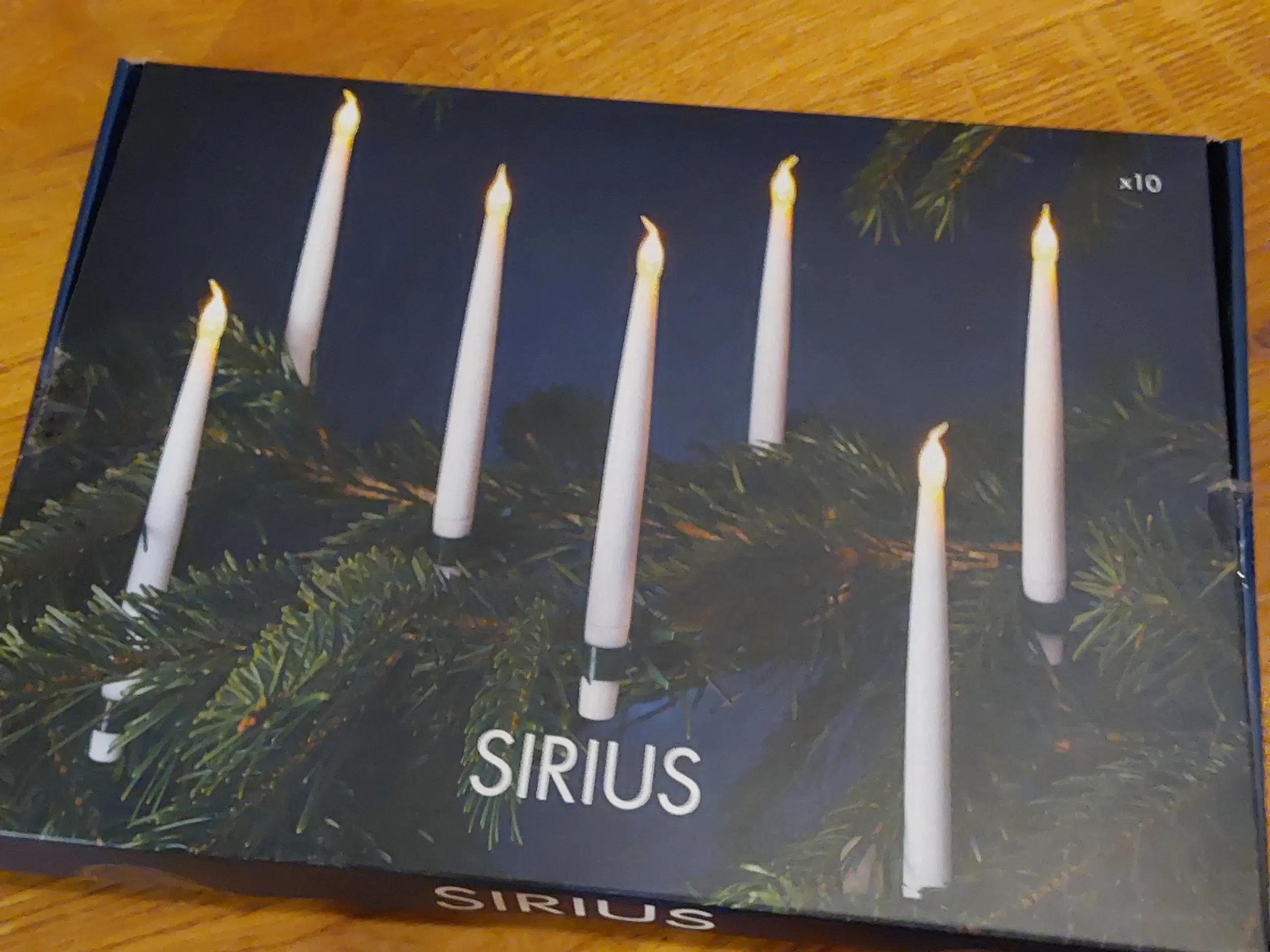 SIRIUS 10 stk juletræslys med klips