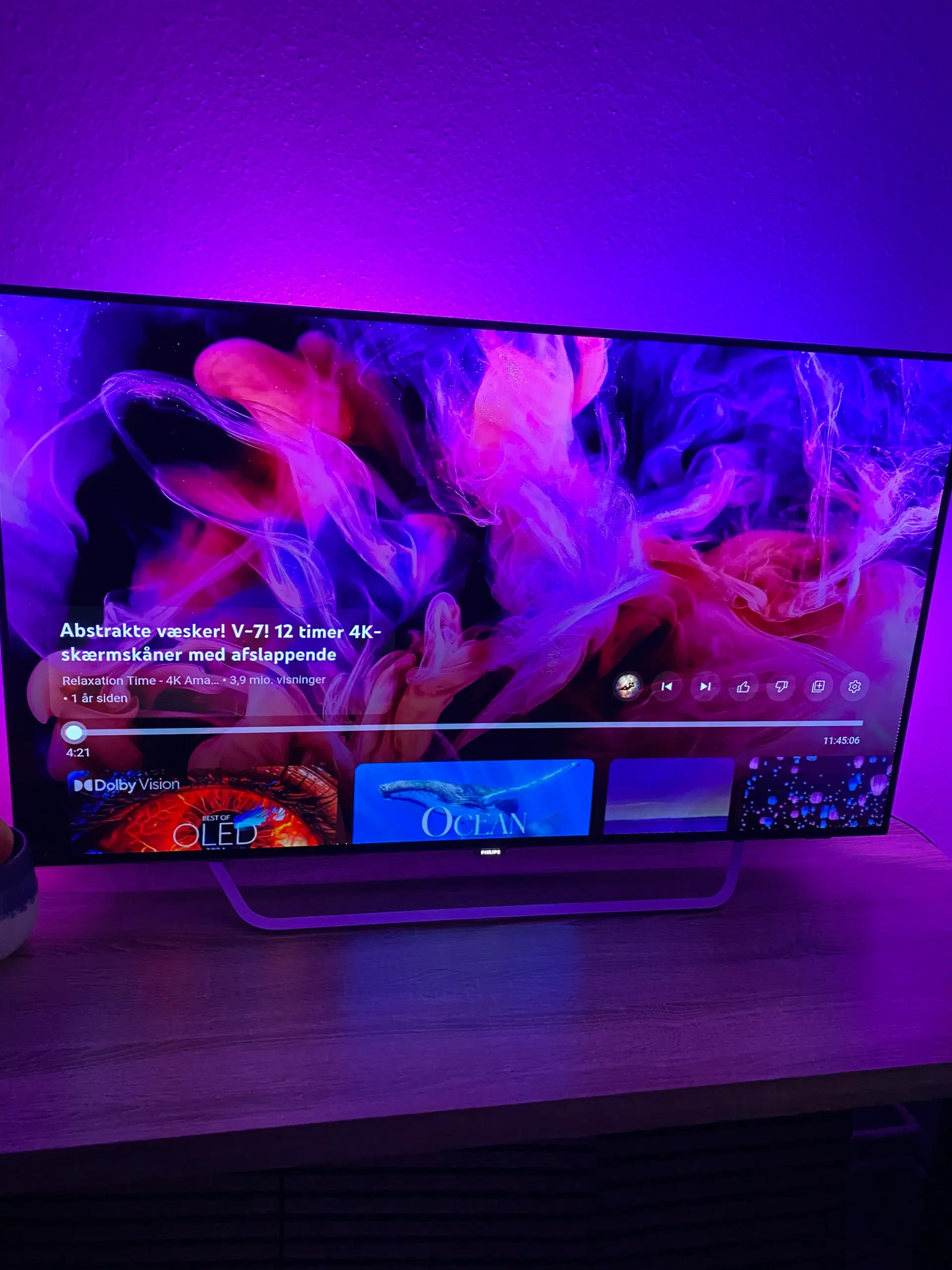 Philips OLED 55” UHD 4K Smart TV  sælges