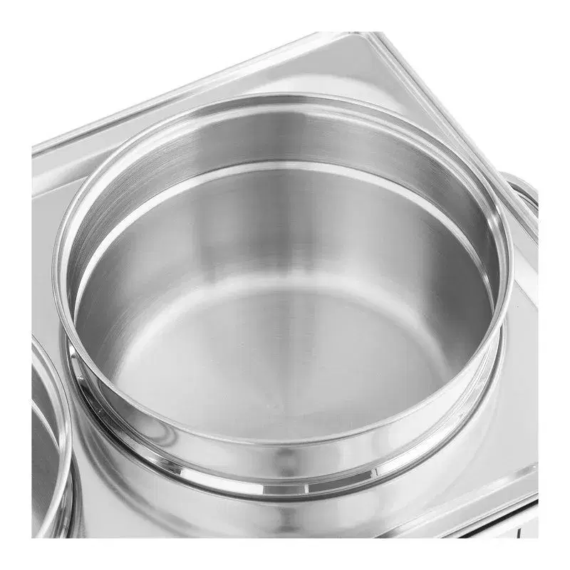 Chafing dish – rund – 2 x 45 l – Royal Catering
