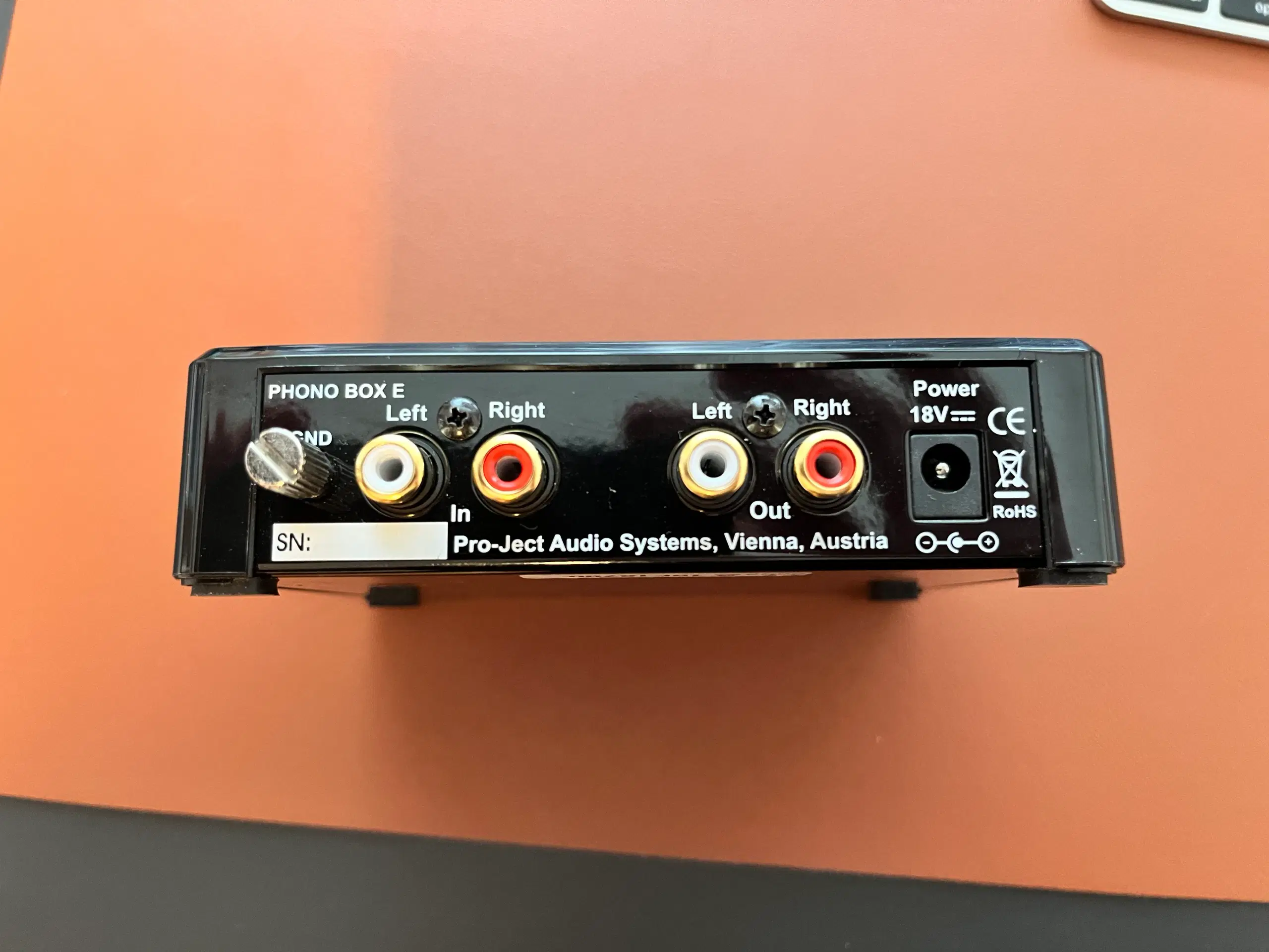 Project Phono Box E Pre-Amp til pladespiller