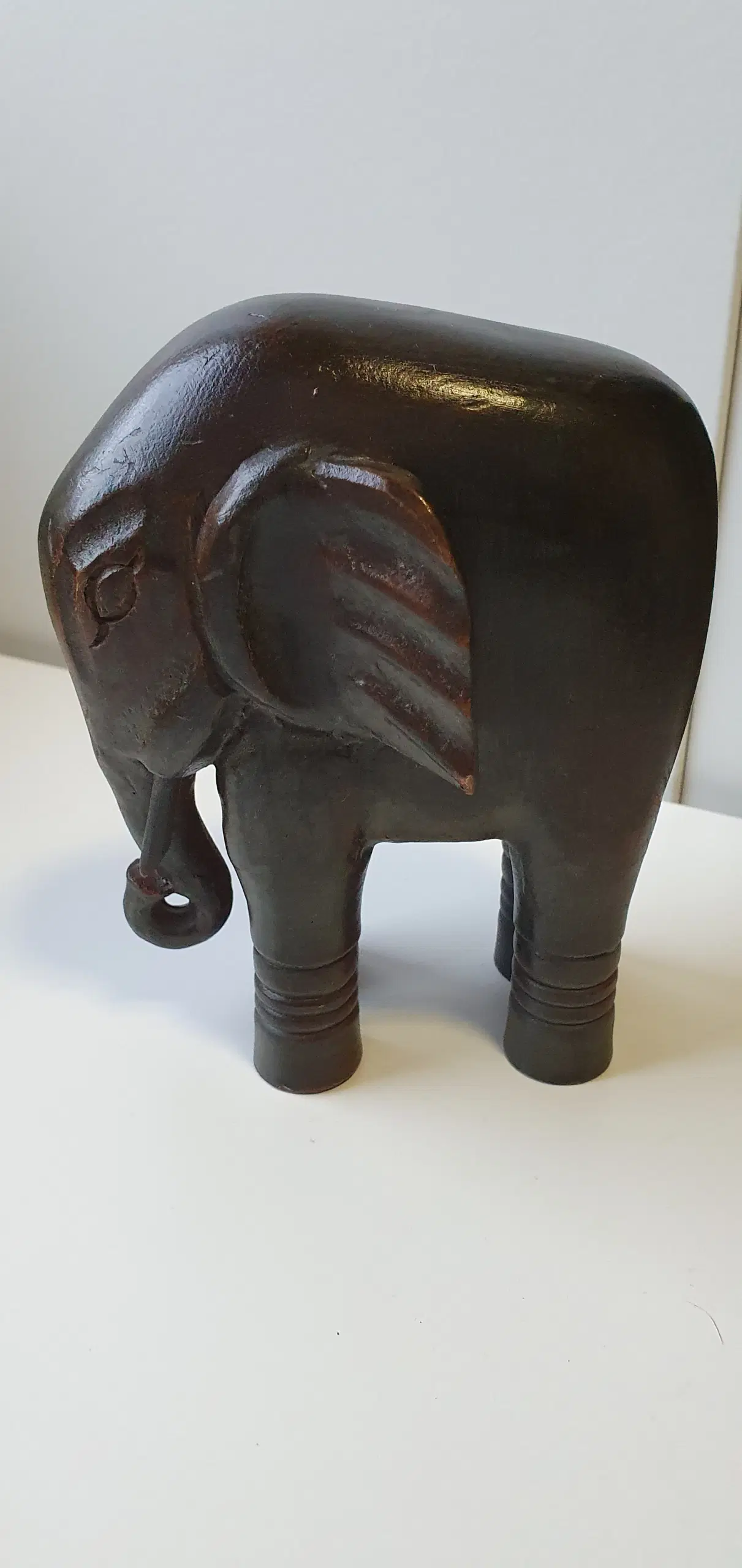 Træfigur - elefant