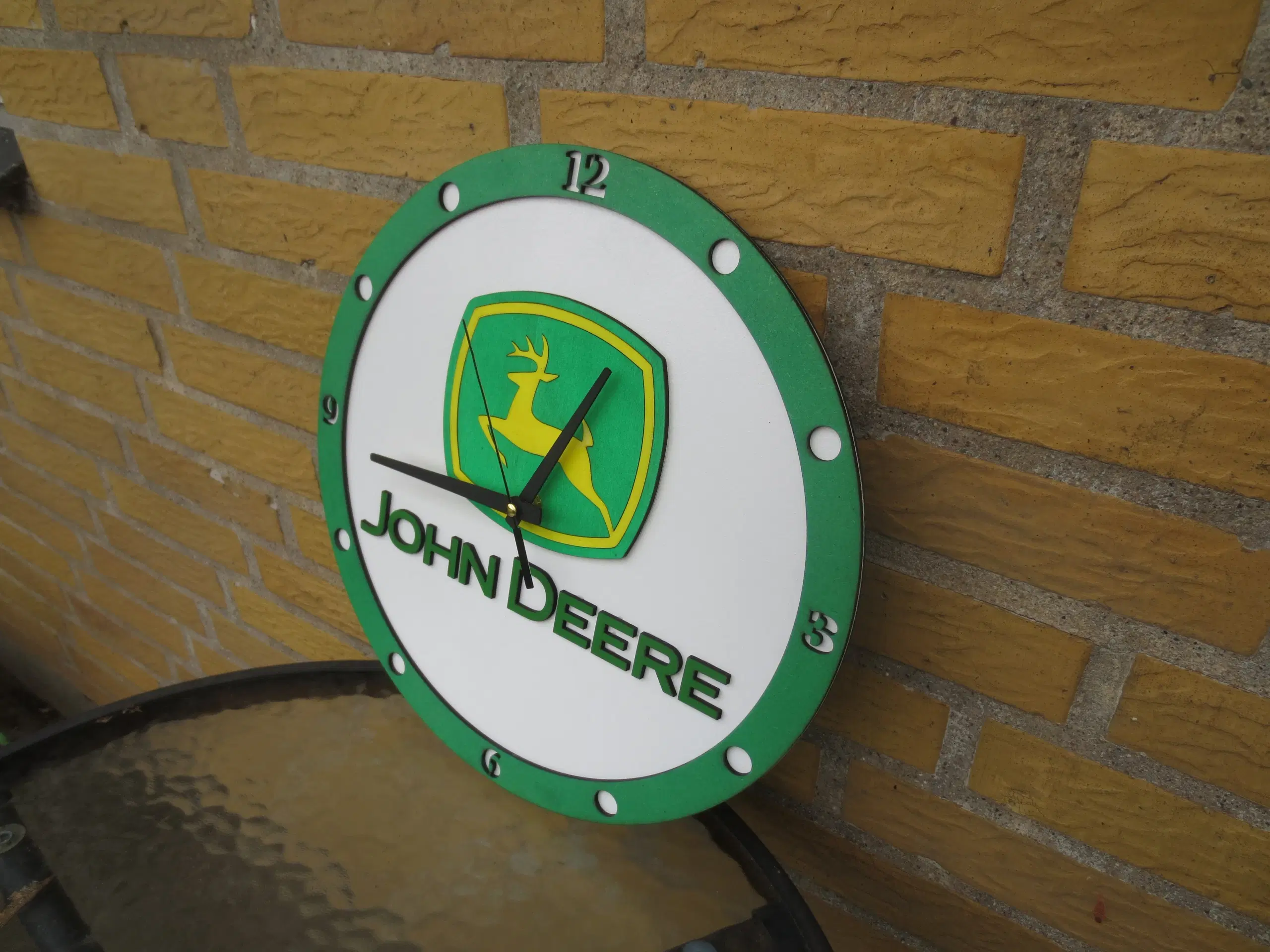 1 stk Ny John Deere Vægur