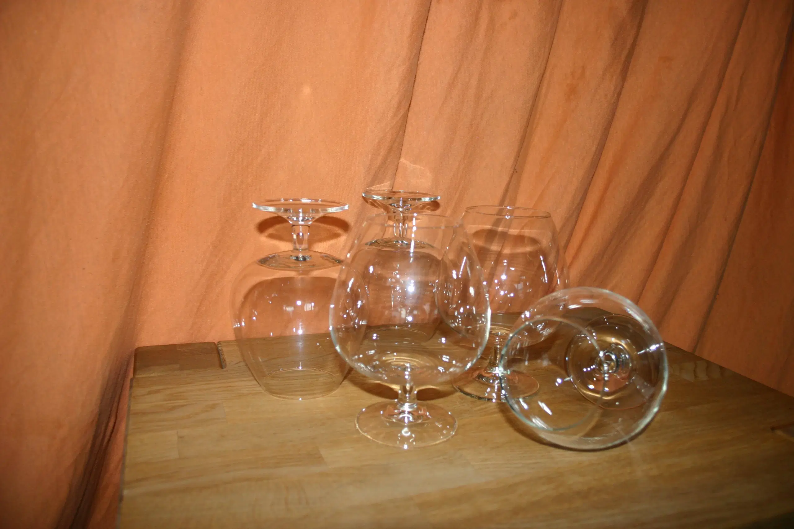 5 stk cognac glas