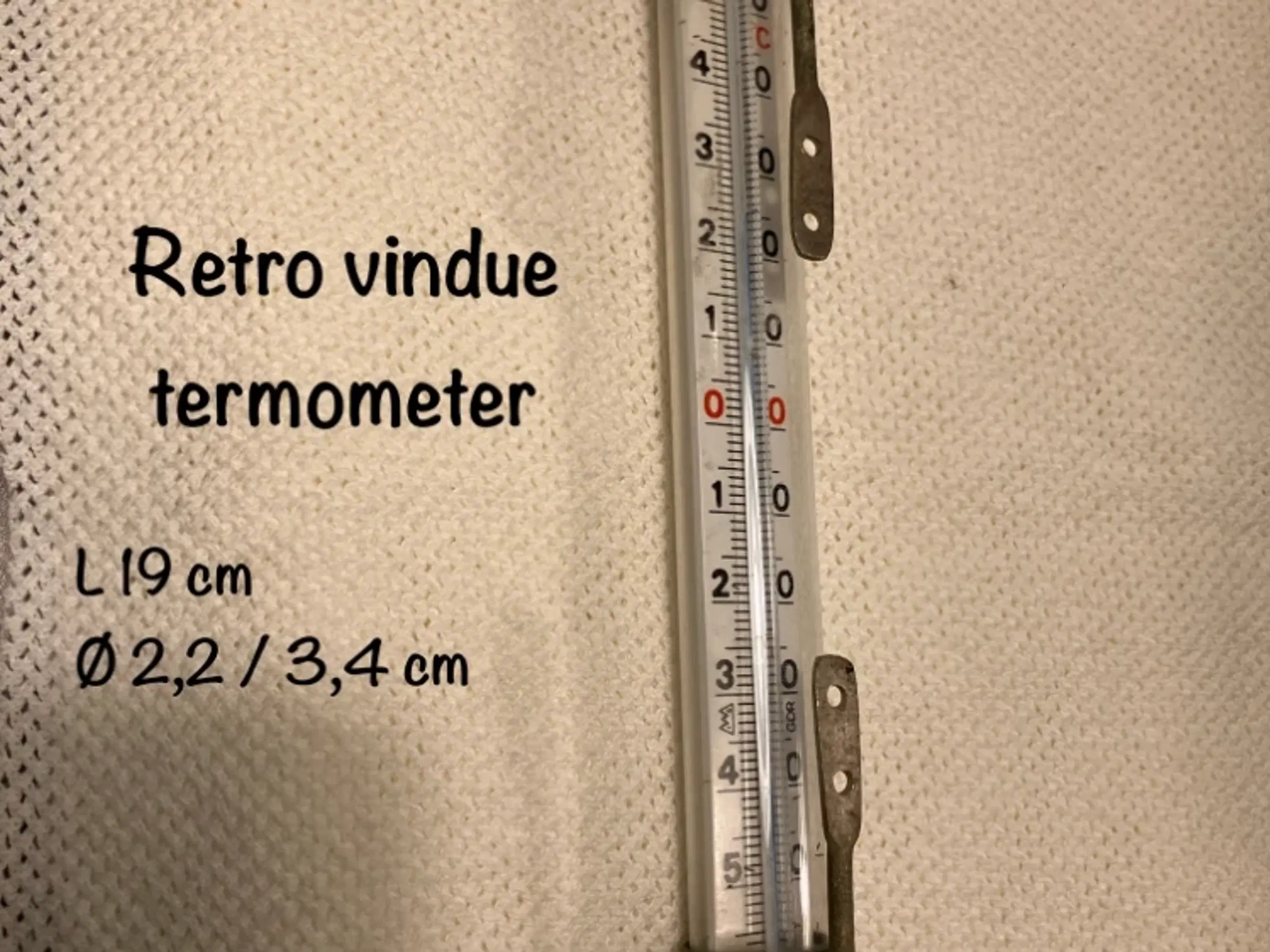 Retro vindue termometer