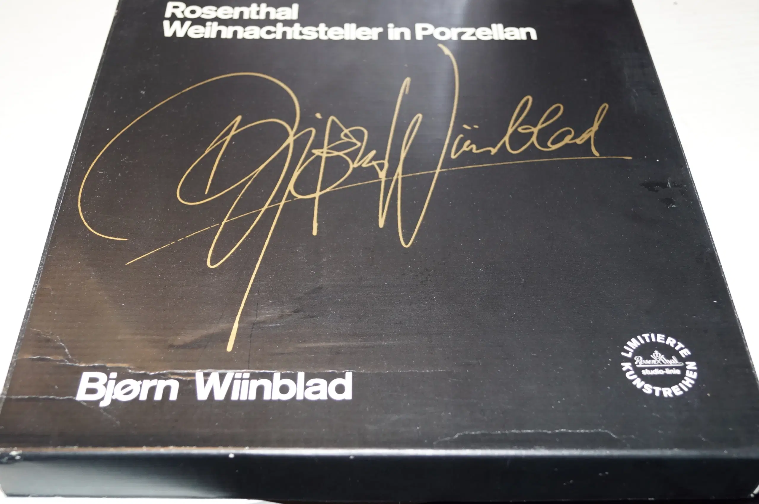 Bjørn Wiinblad platte fra 1977 i org æske