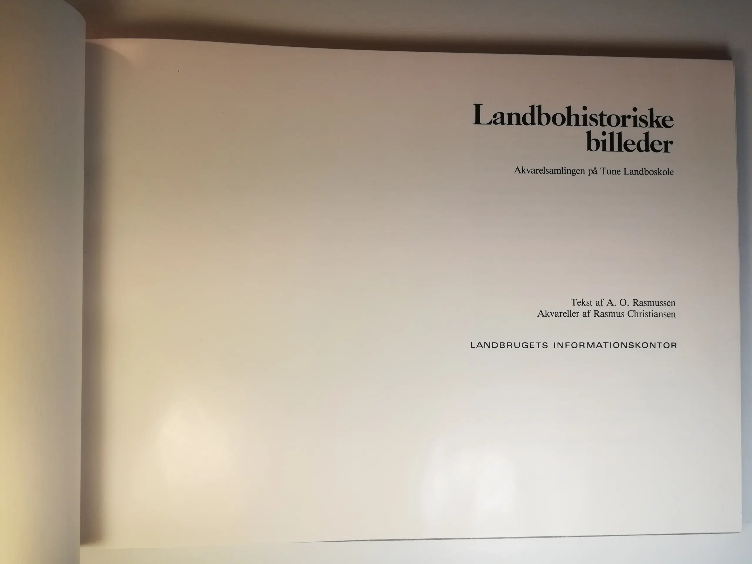 Landbohistoriske billeder - Akvarelsamling Tune