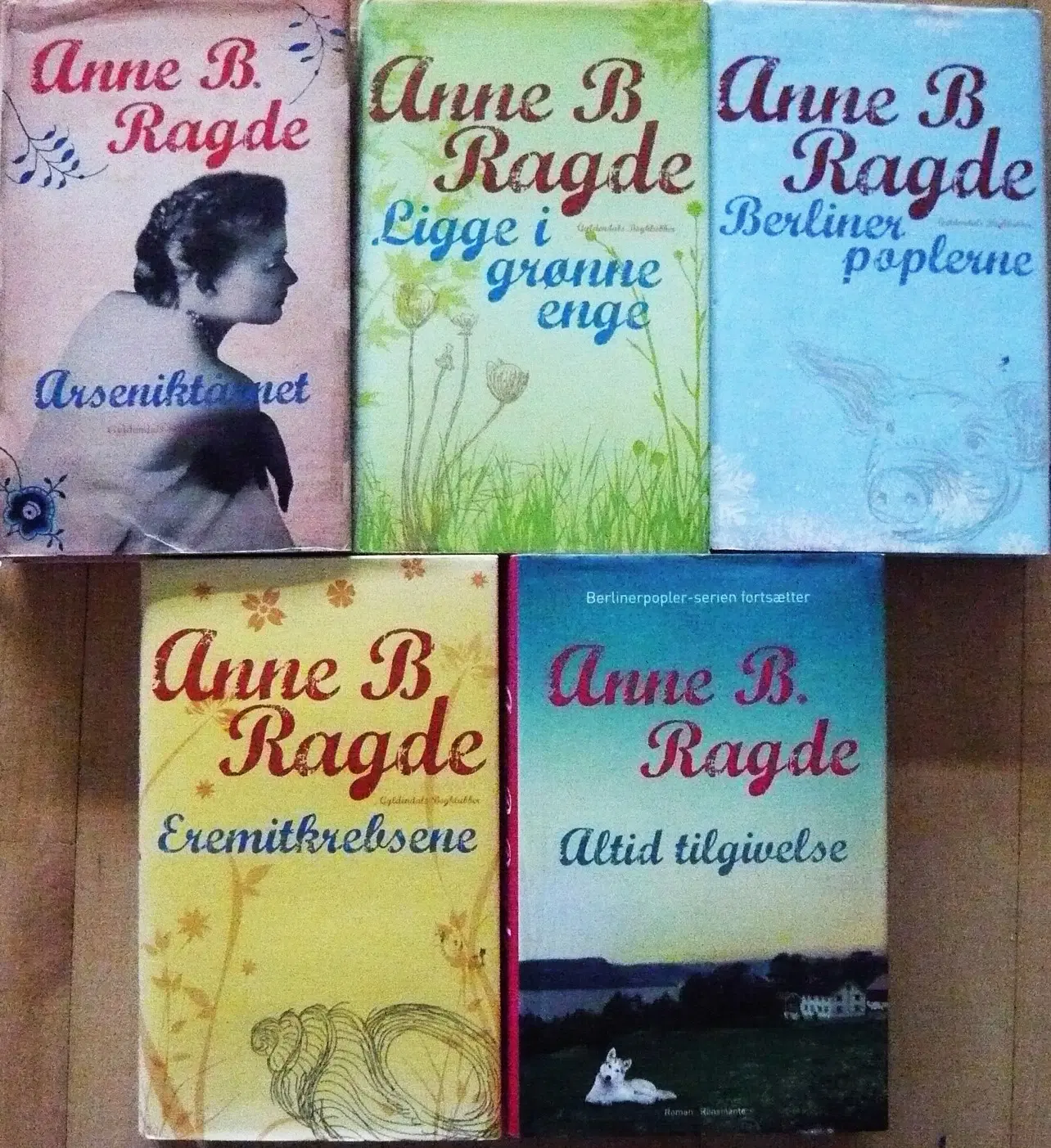 Diverse bøger af Anne B Ragde