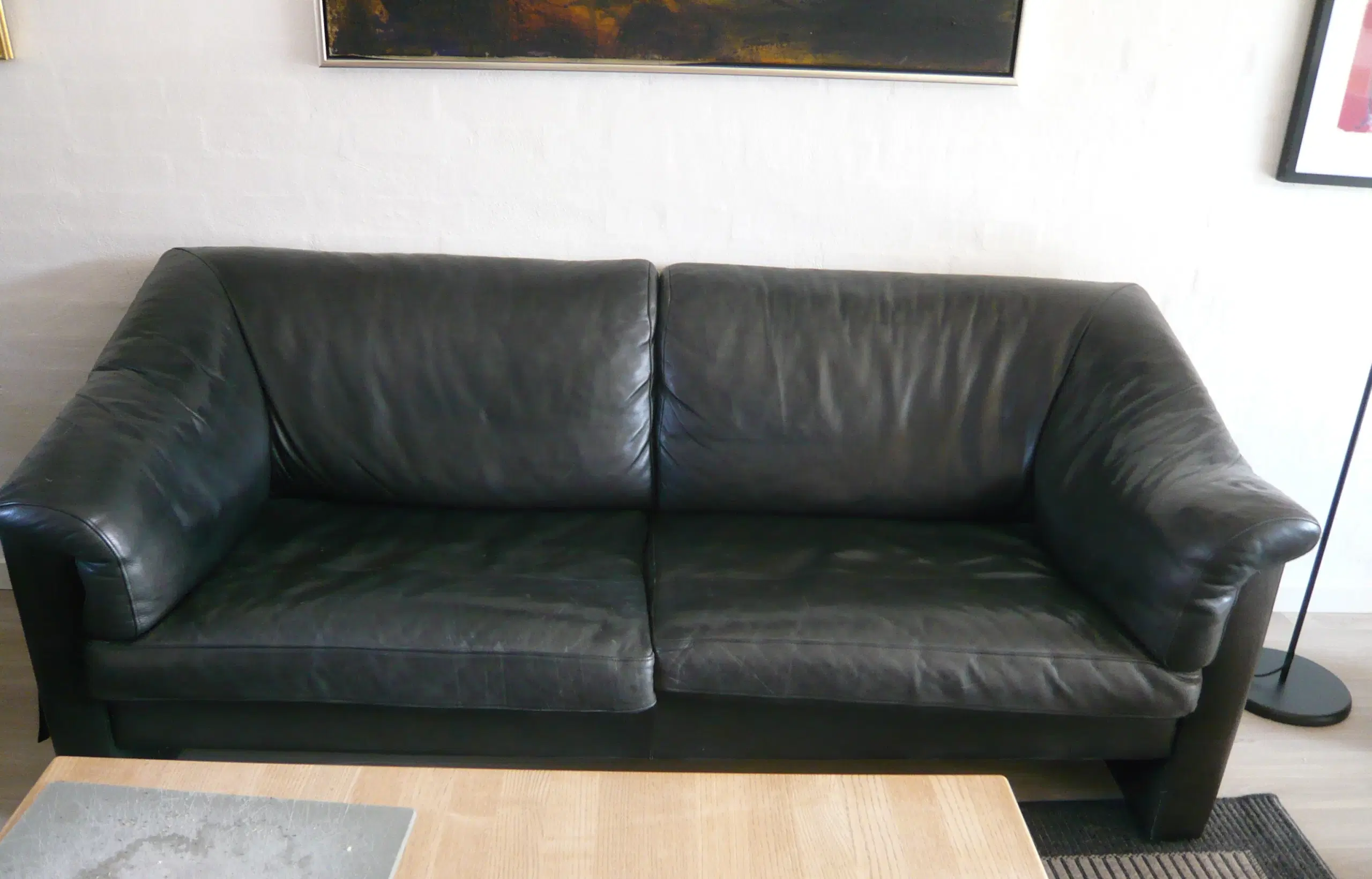 sofa i læder