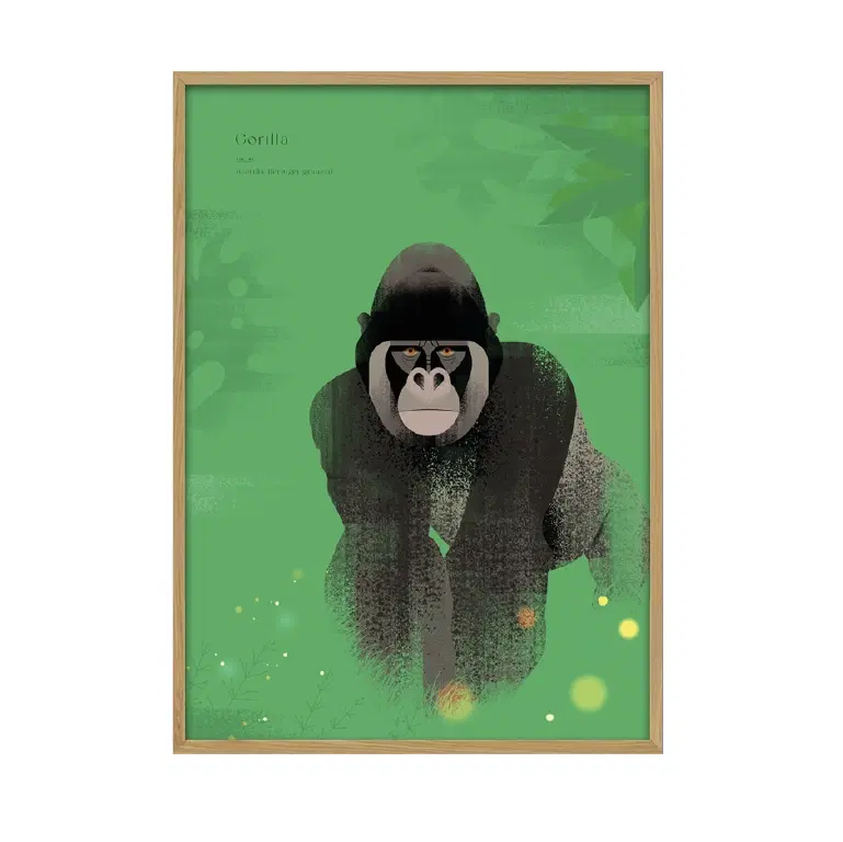 design plakat Gorilla