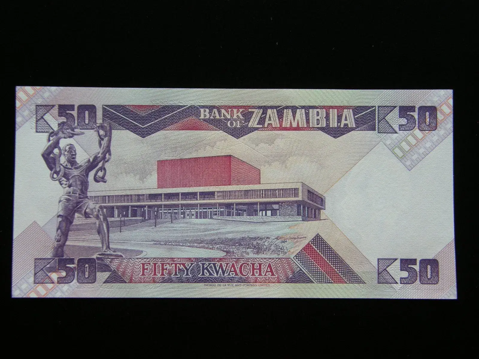 Zambia  50 Kwacha (1986-88)  P28  Unc