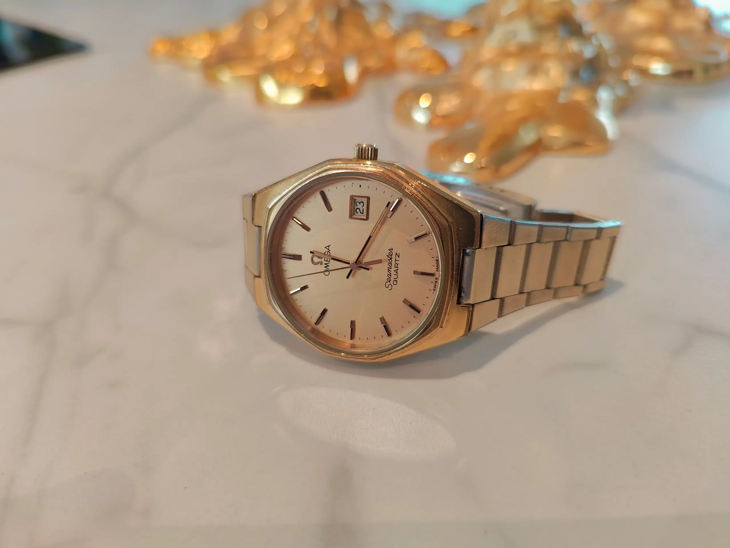 Omega seamaster guldur