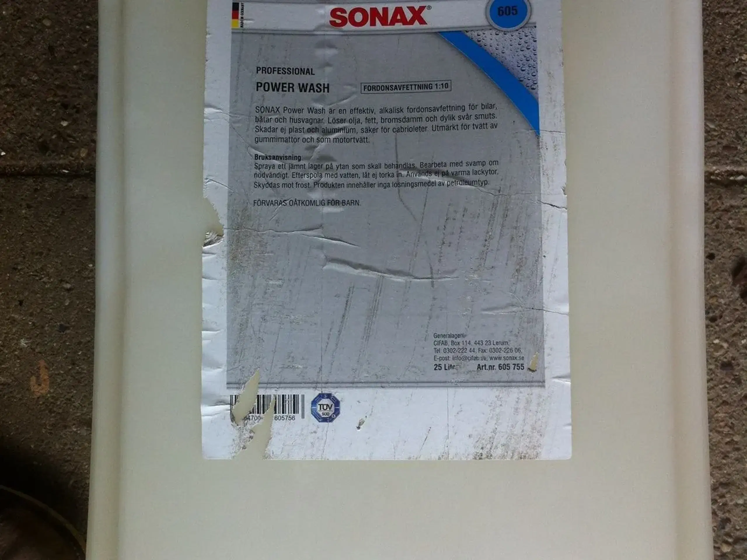 Sonax  power wash 25 liter