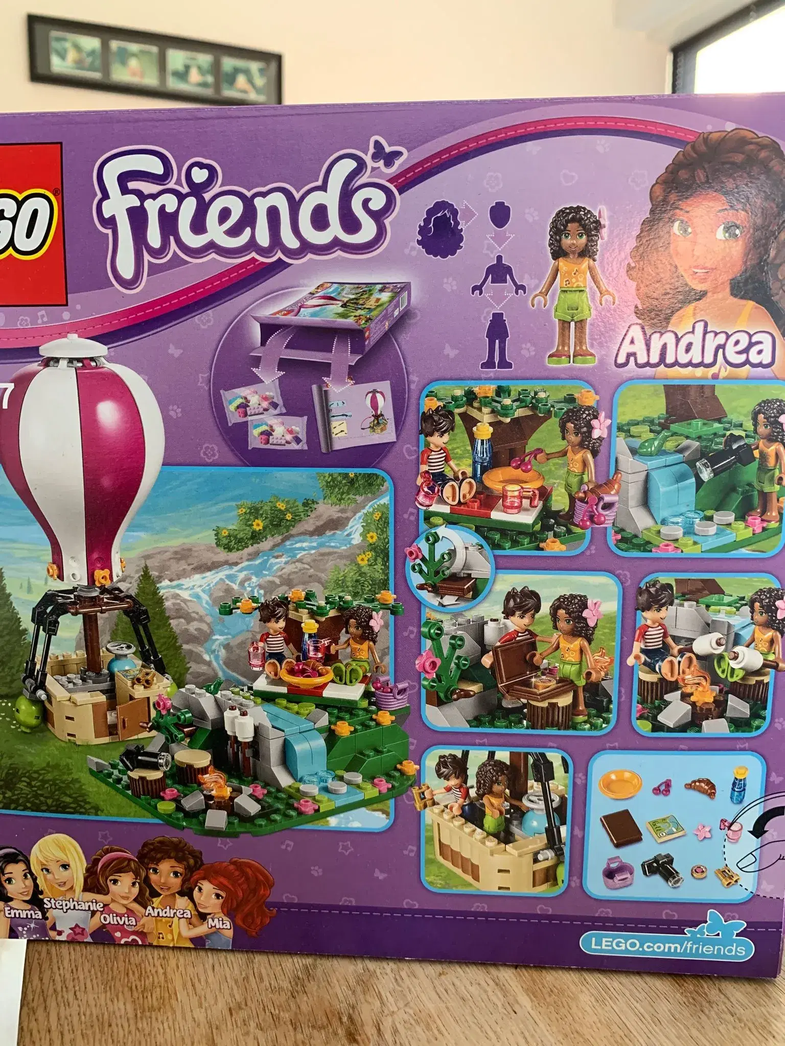 Uåbnet Lego Friends Heartlake luftballon