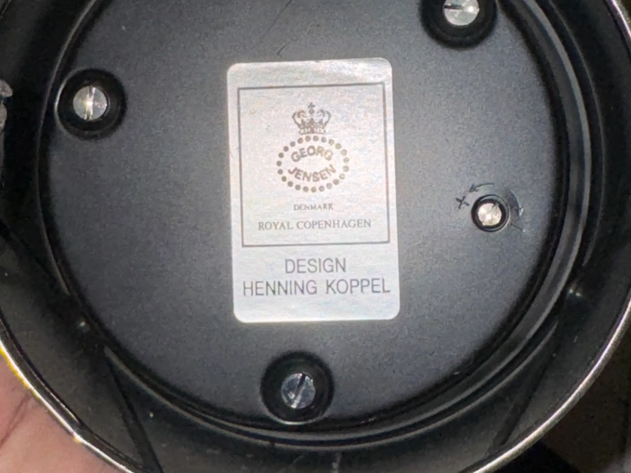 Georg Jensen – Henning Koppel ur Ø10 - stål/sort (