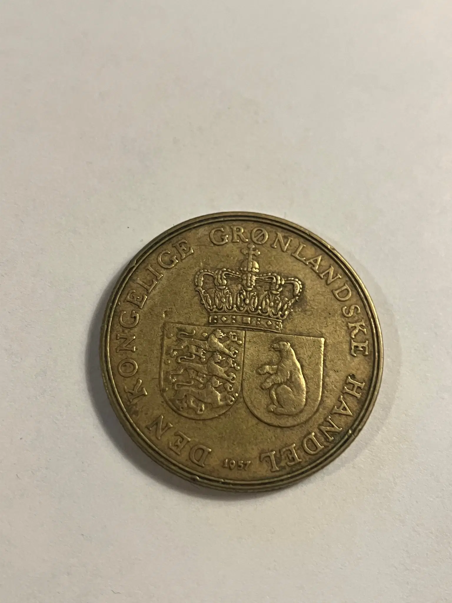 1 Krone Grønland 1957