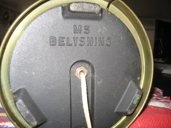 Messing Lampe retro fra MS Belysning