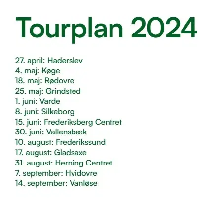 2 billetter til Kids Tour 2024