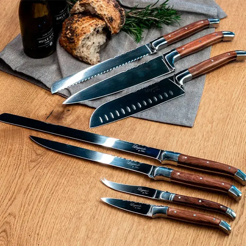 Laguiole By Hâws Knivsæt Chef Rosewood 7 stk