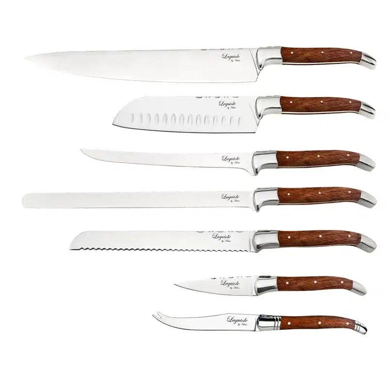 Laguiole By Hâws Knivsæt Chef Rosewood 7 stk