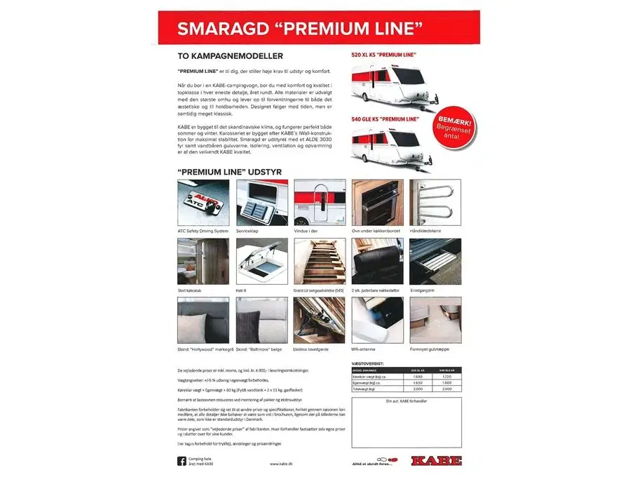 2024 - Kabe Smaragd 520 XL KS Premium Line