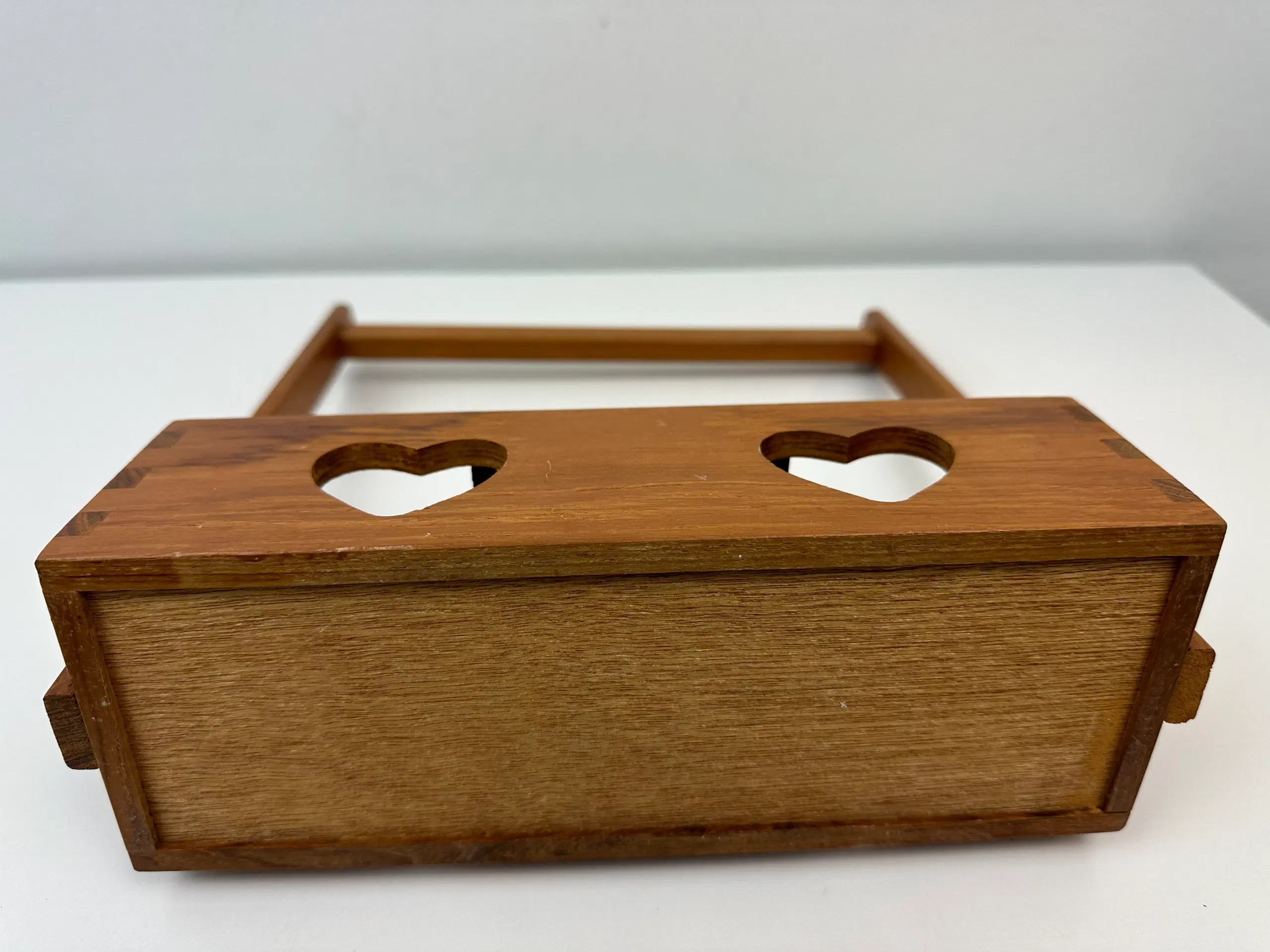 Retro flaskeholder / opsats i teak