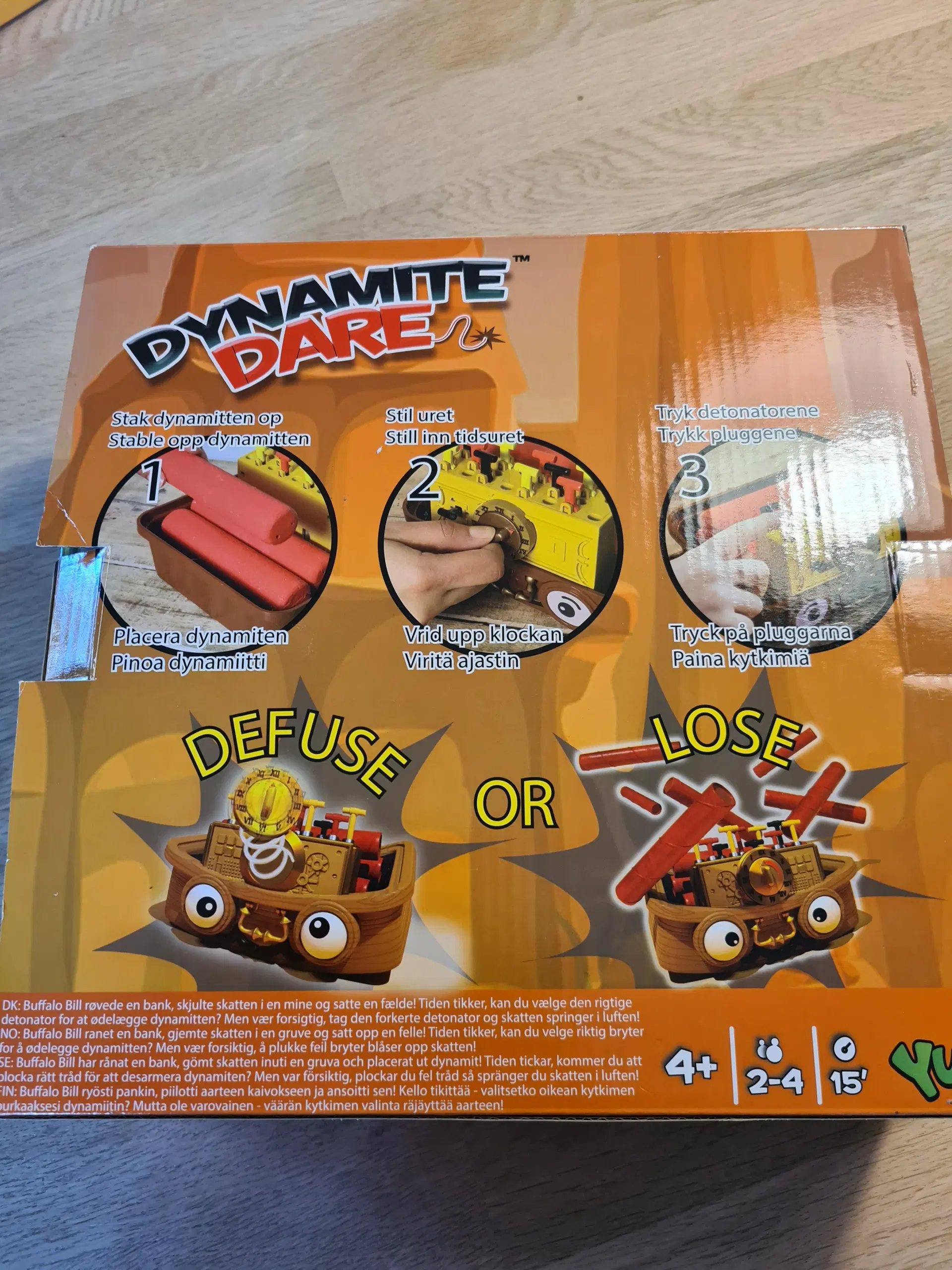 Dynamit dare - brætspil