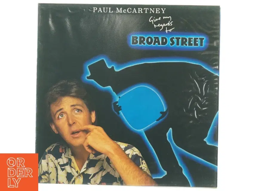 Paul McCartney 'Give My Regards to Broad Street' Vinylplade (str 31 x 31 cm)