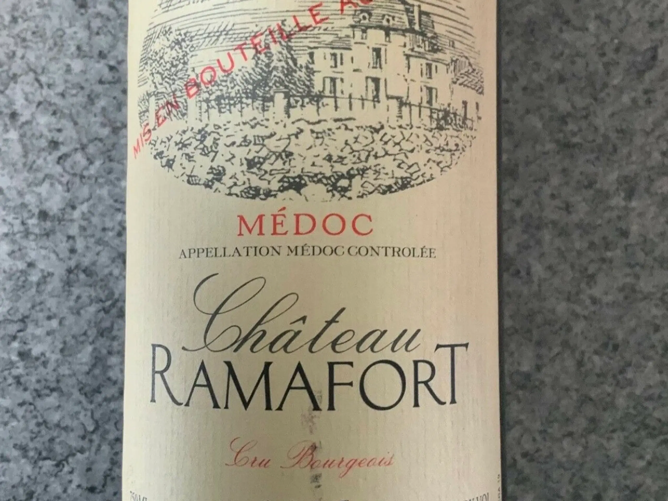 Rødvin 1995 Medoc Chateau Ramafort