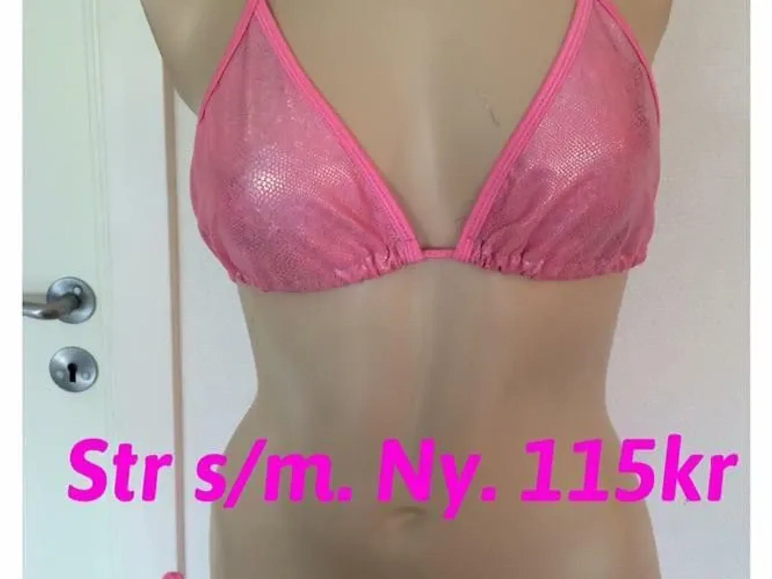 Fed ny lyserød bikini