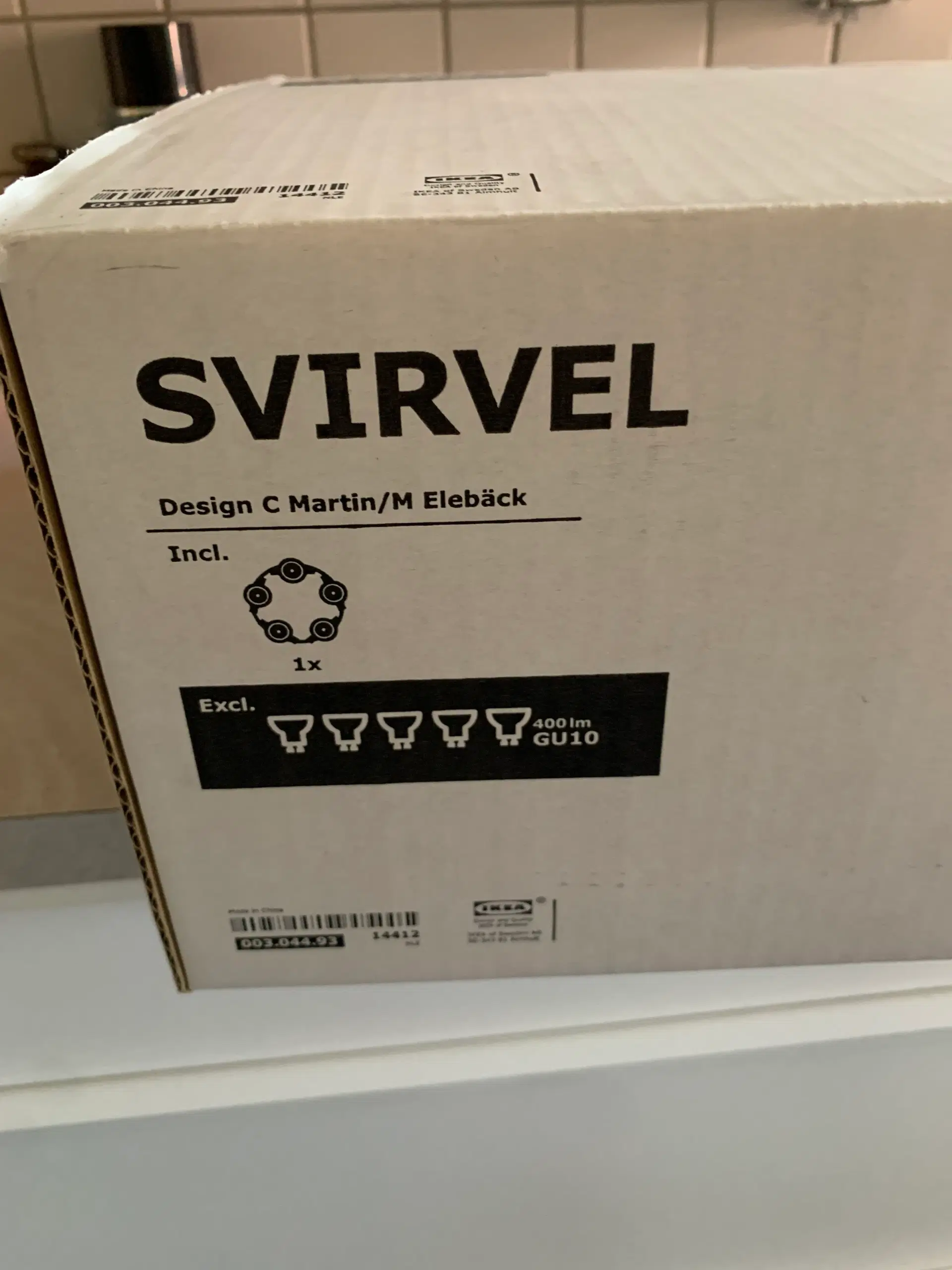 Loftlampe mærket svirvel