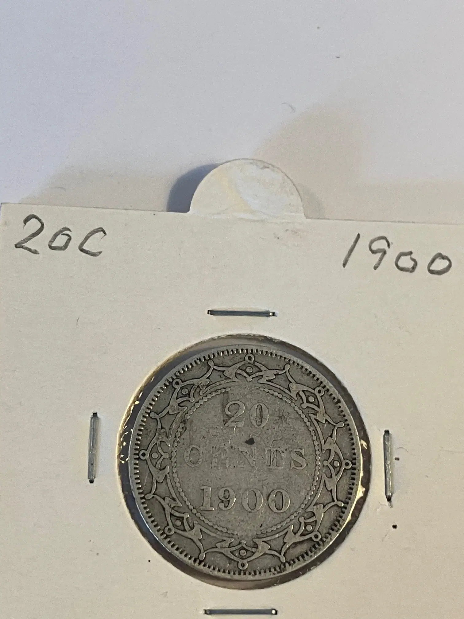 20 Cents 1900 Newfoundland