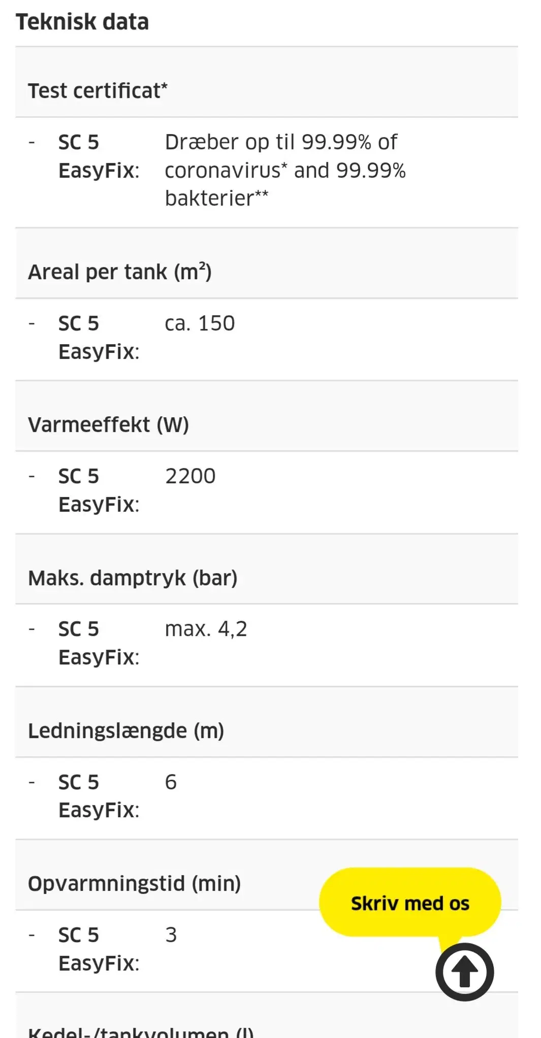 Kärcher damprenser sc5 easyfix