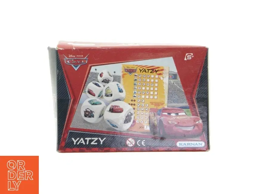 Yatzy spil Disney Cars tema (str 16 x 11 cm)