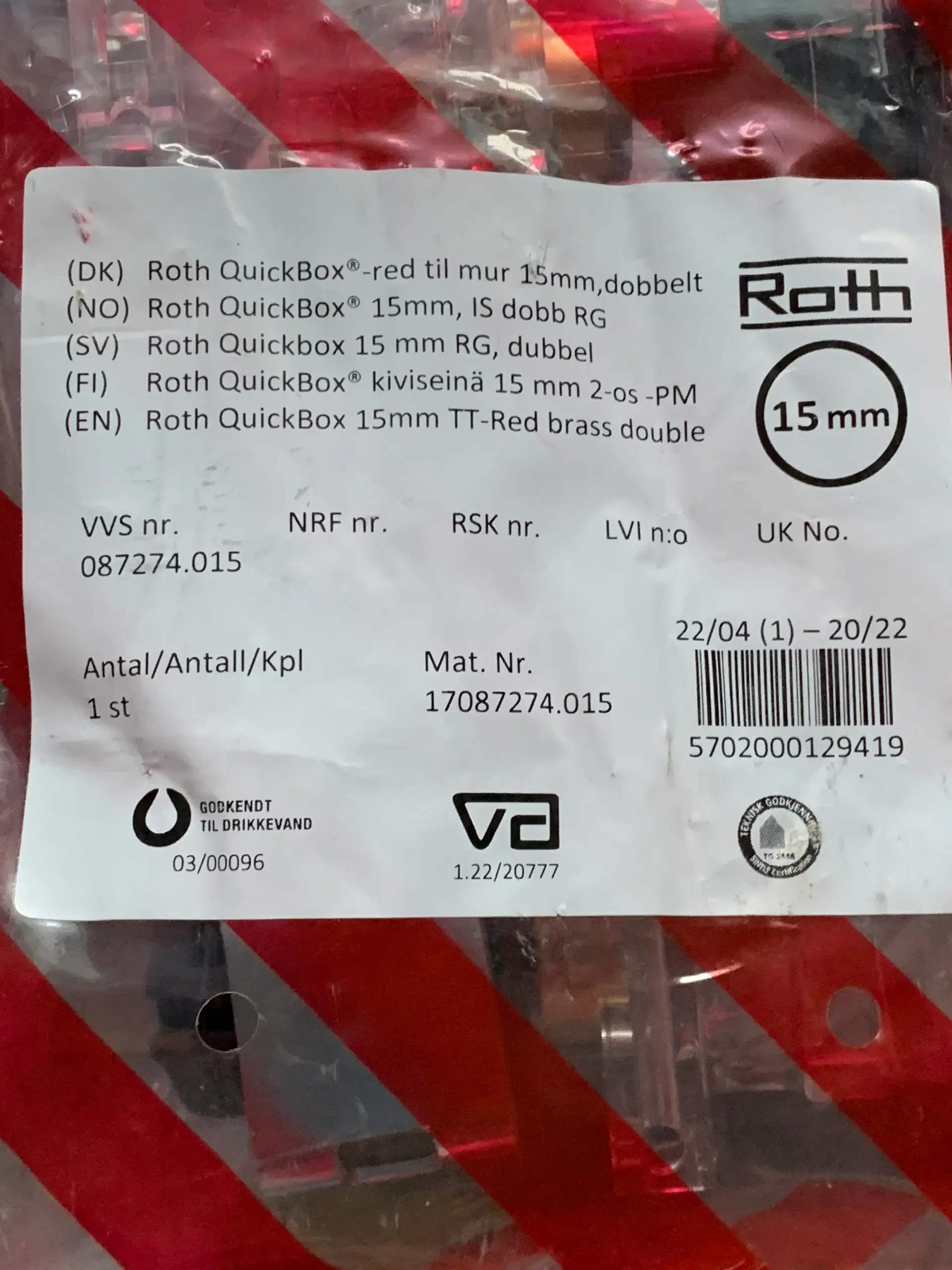 Roth quickbox dobbelt