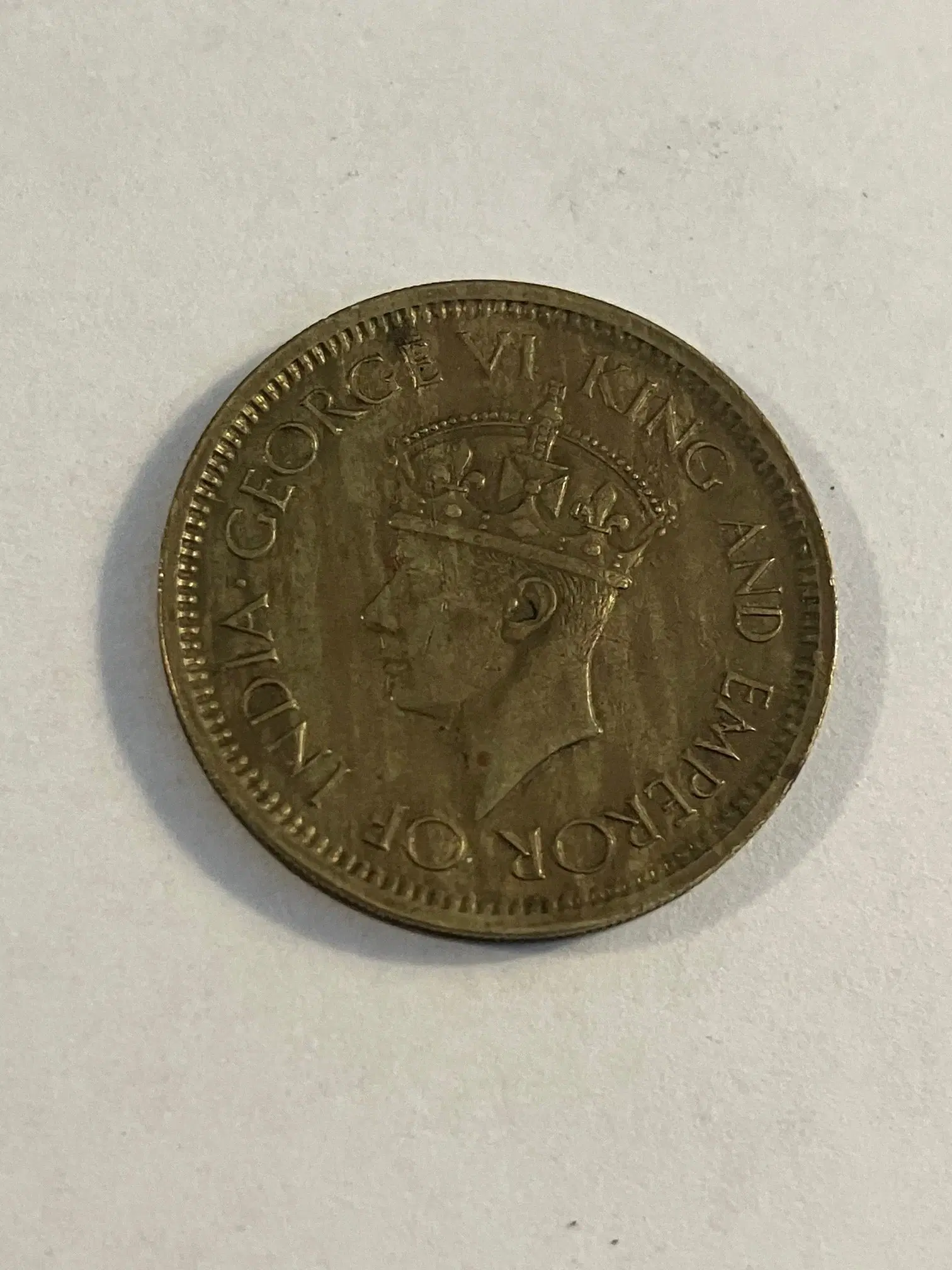 50 Cents Ceylon 1943