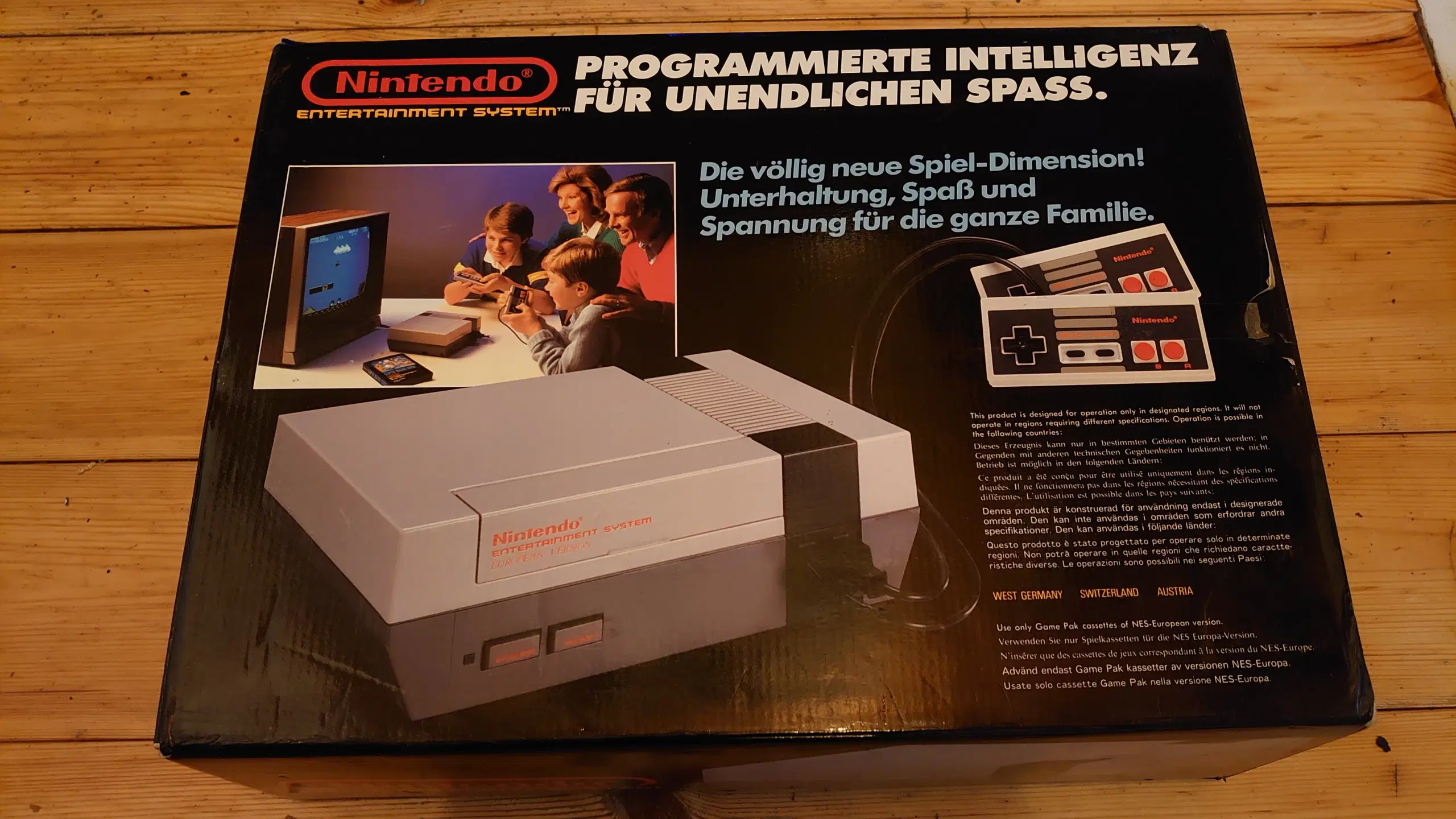 Nintendo 8 bit i original Emballage