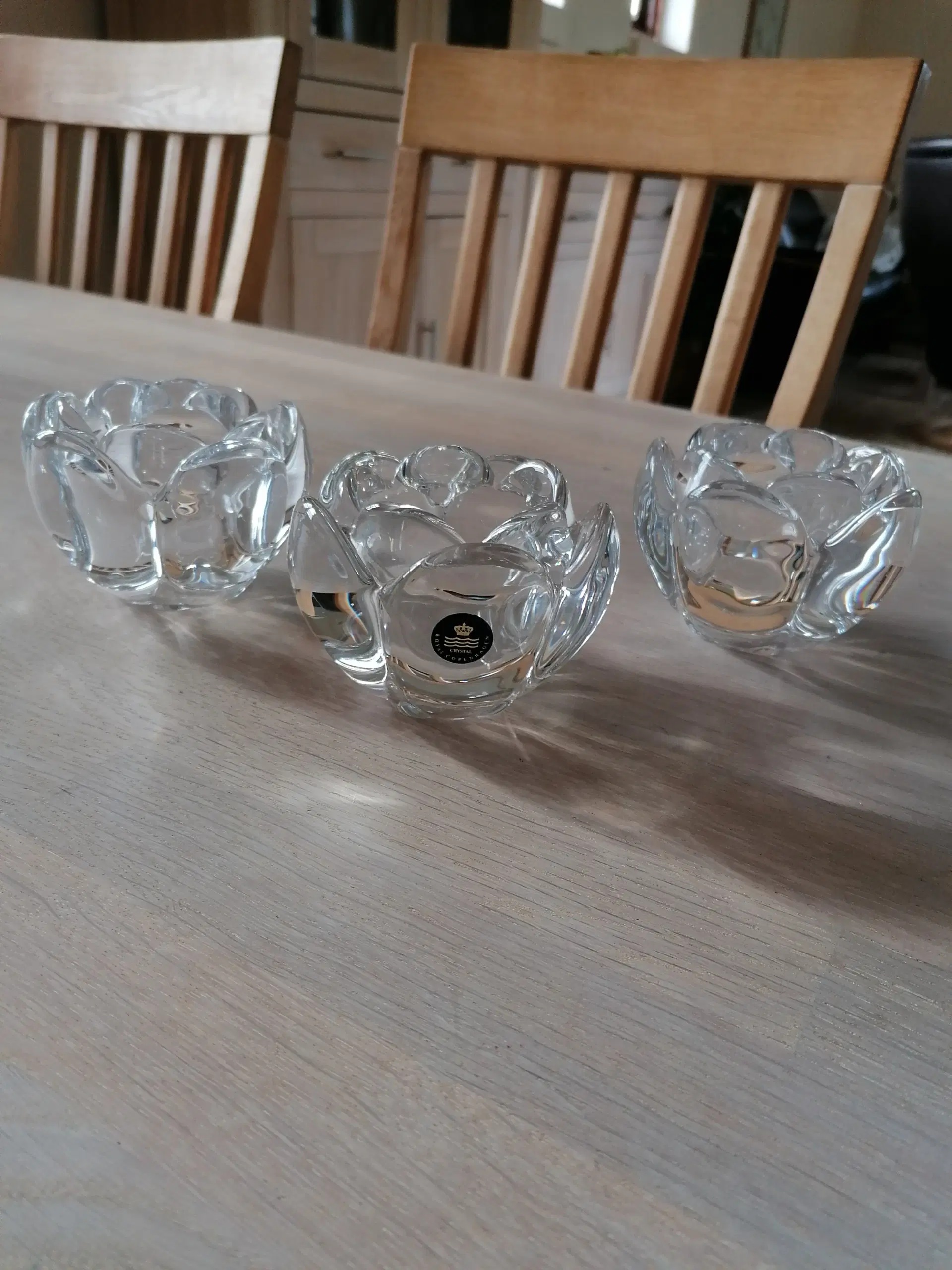 Royale Copenhagen Crystal Lotus stager 3 stk