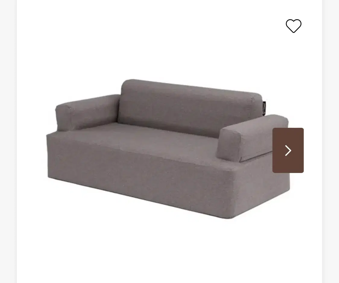 Oppustelig sofa