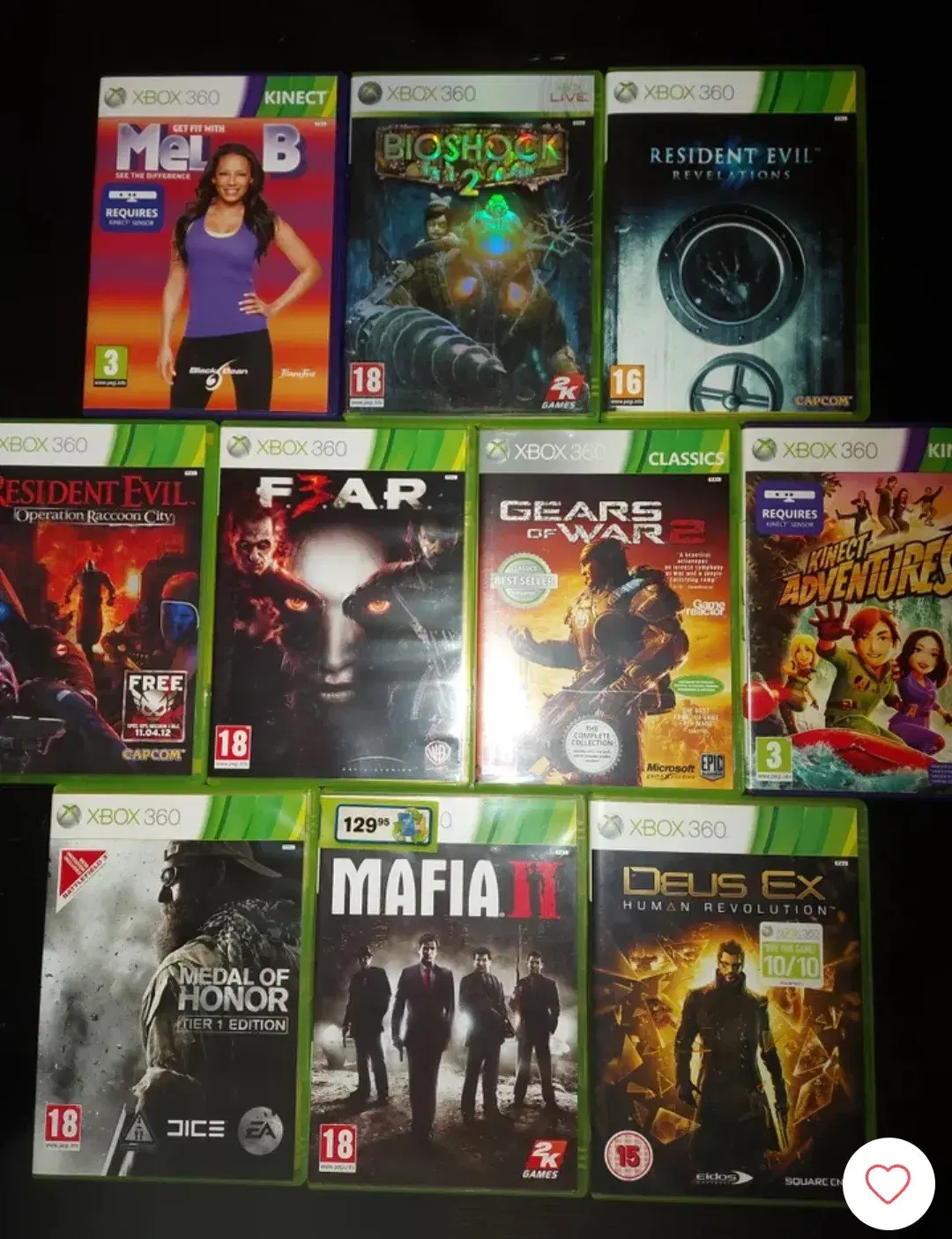 Xbox 360 spil diverse