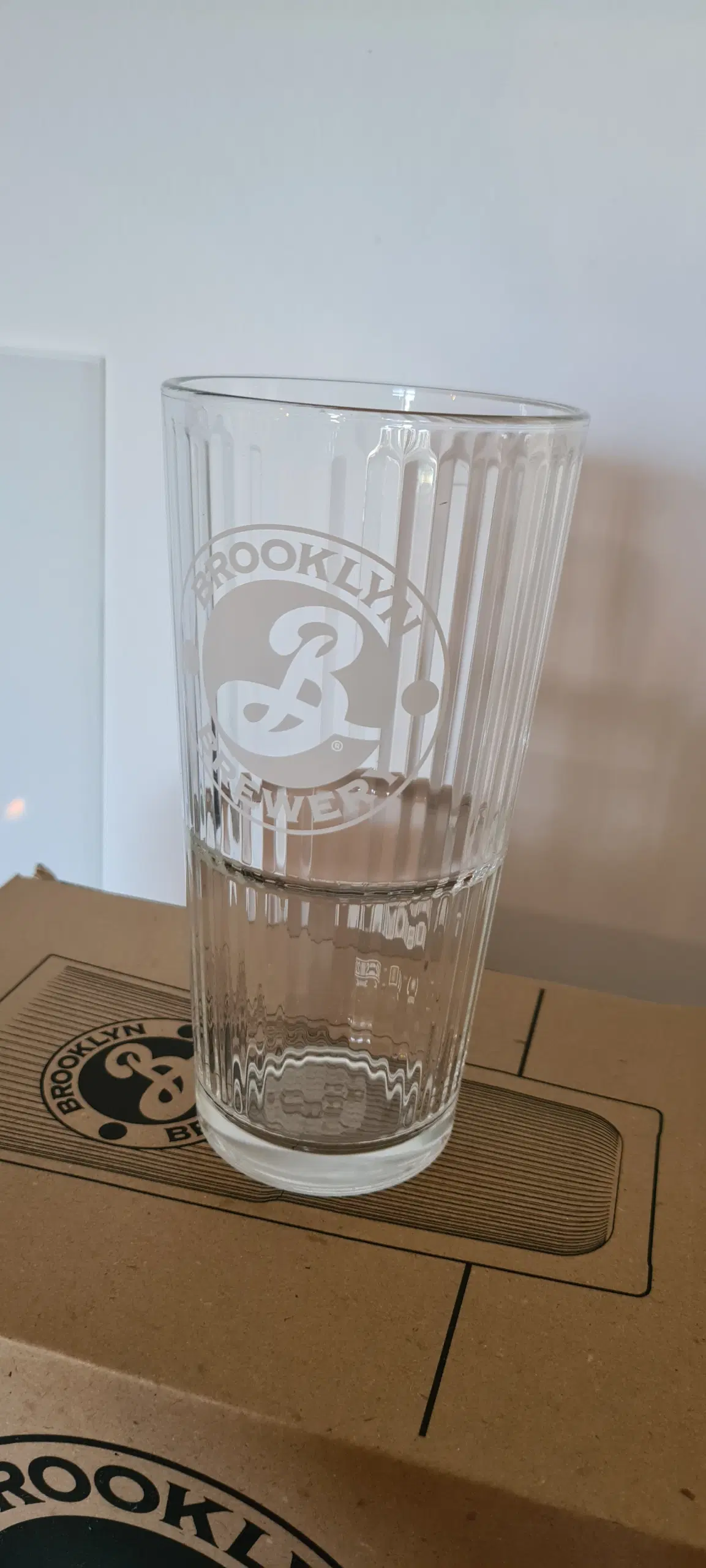 Brooklyn beer glas