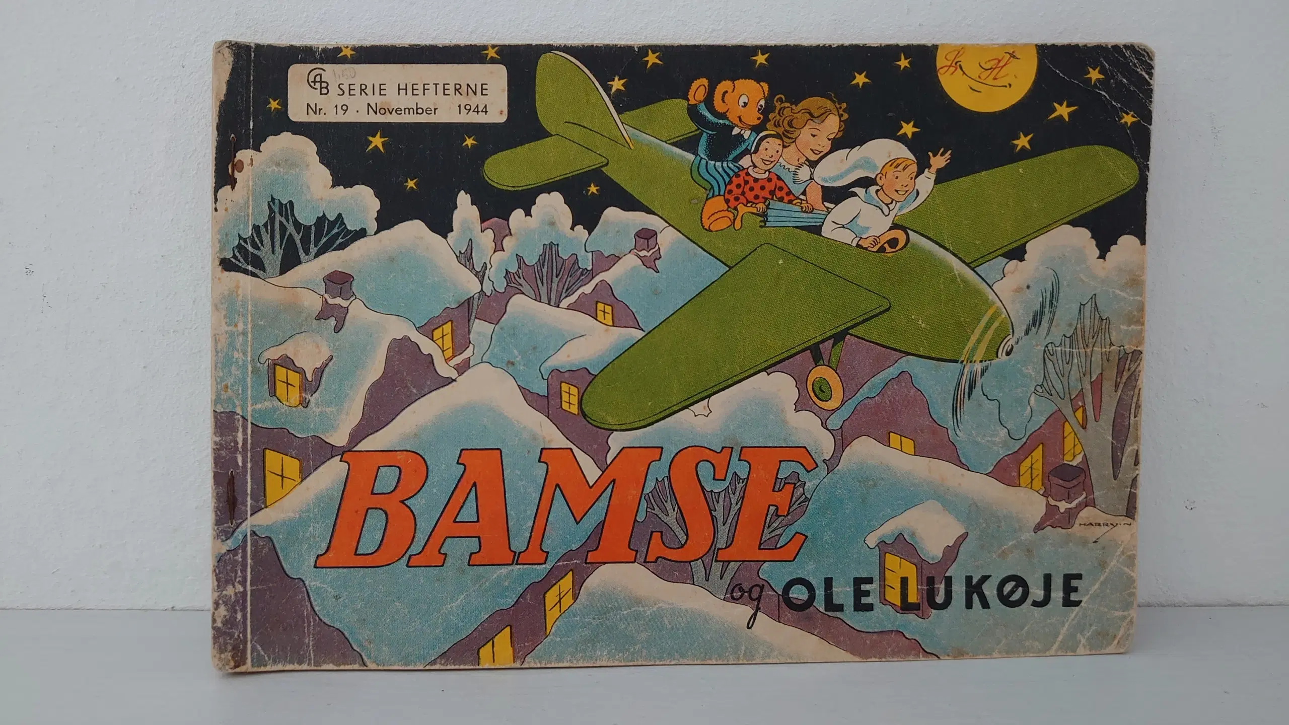 Harry Nielsen: Bamse og Ole Lukøje Nr19 1944