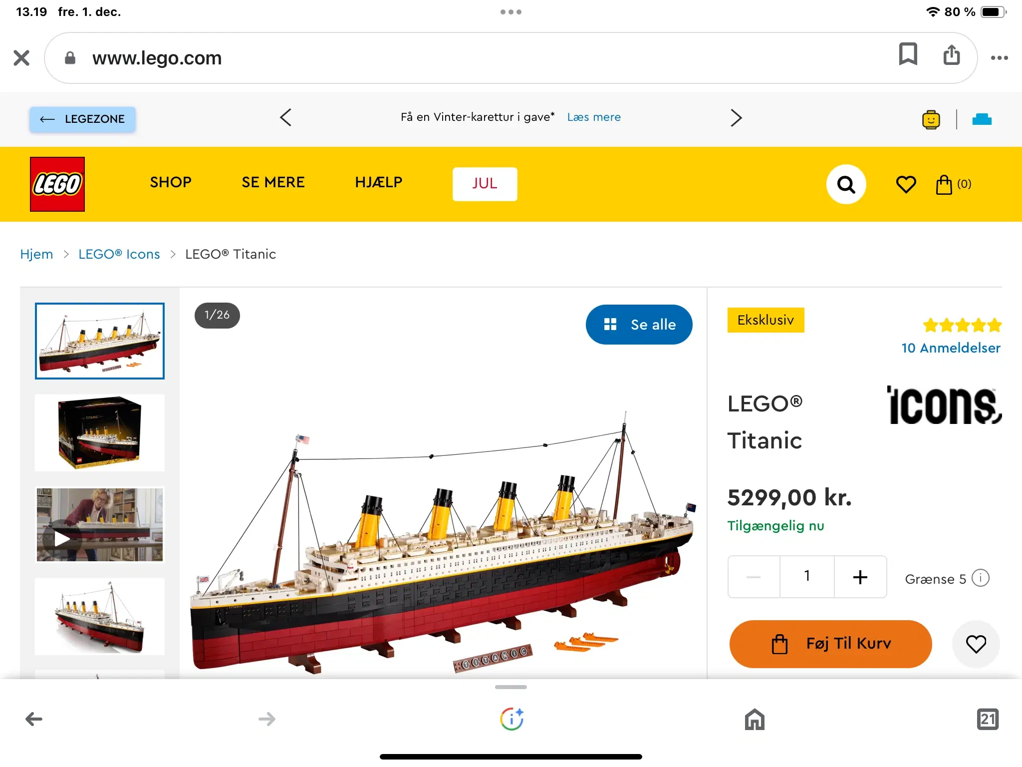 Lego titanic