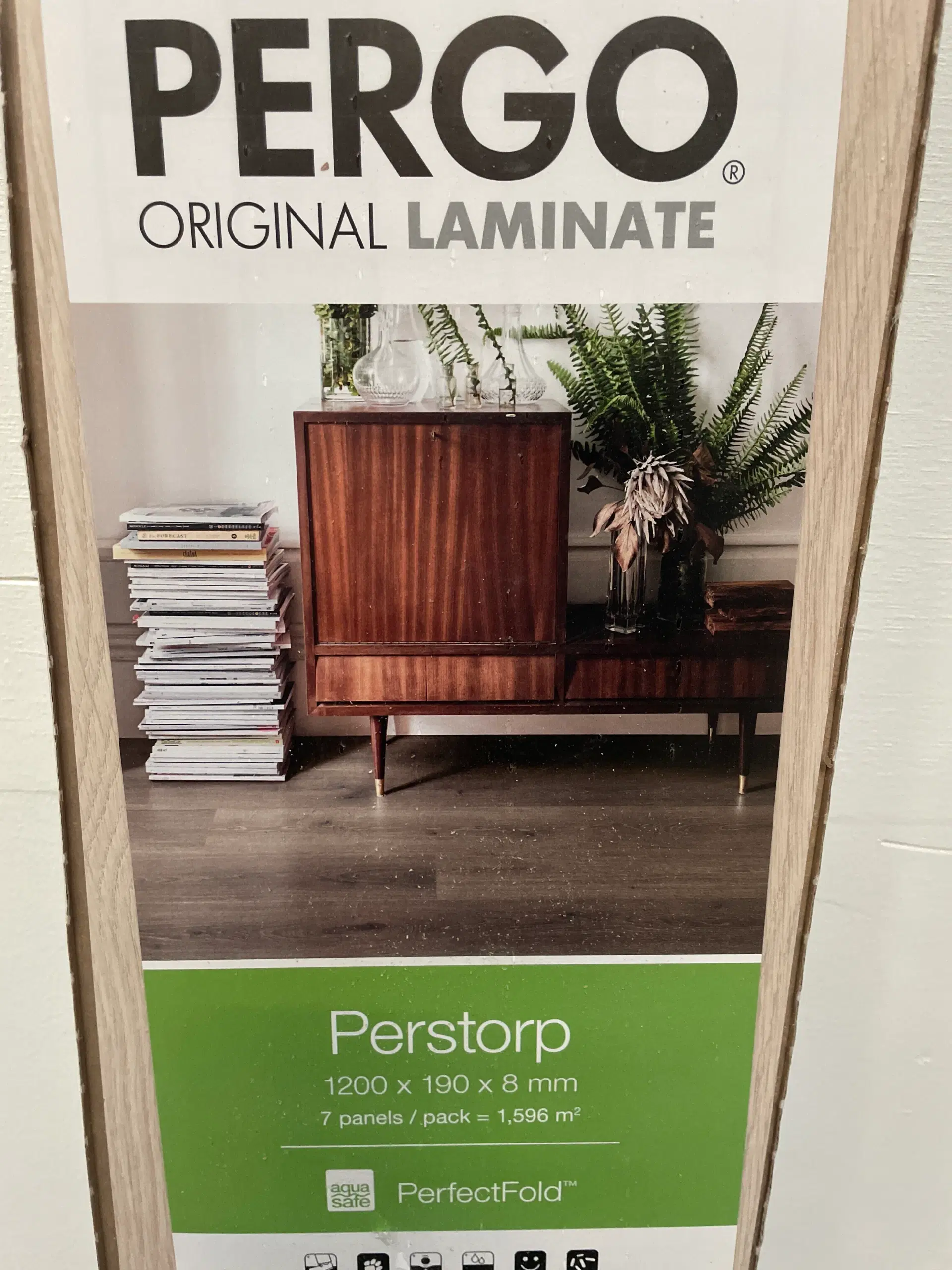 Pergo perstorp beige sand oak laminatgulv 1200x190 mm