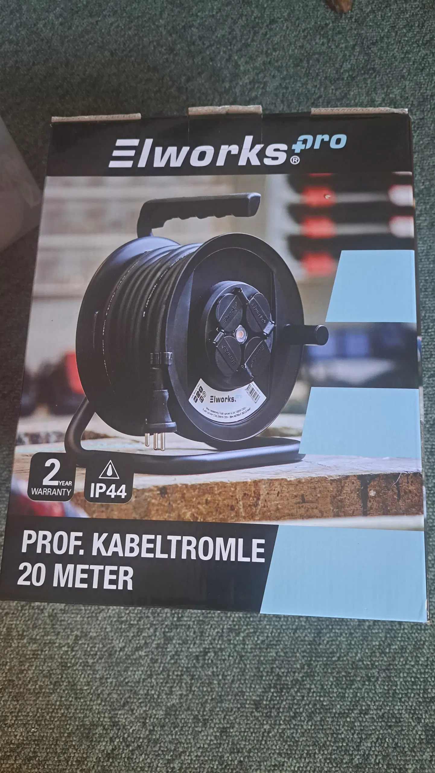 Kabeltromle 20 meter