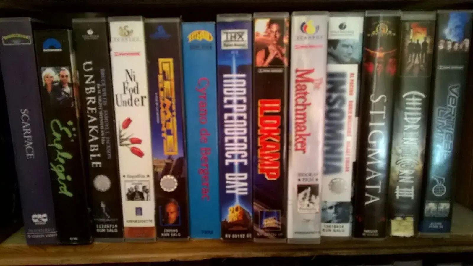 VHS film action / gys / drama med flere
