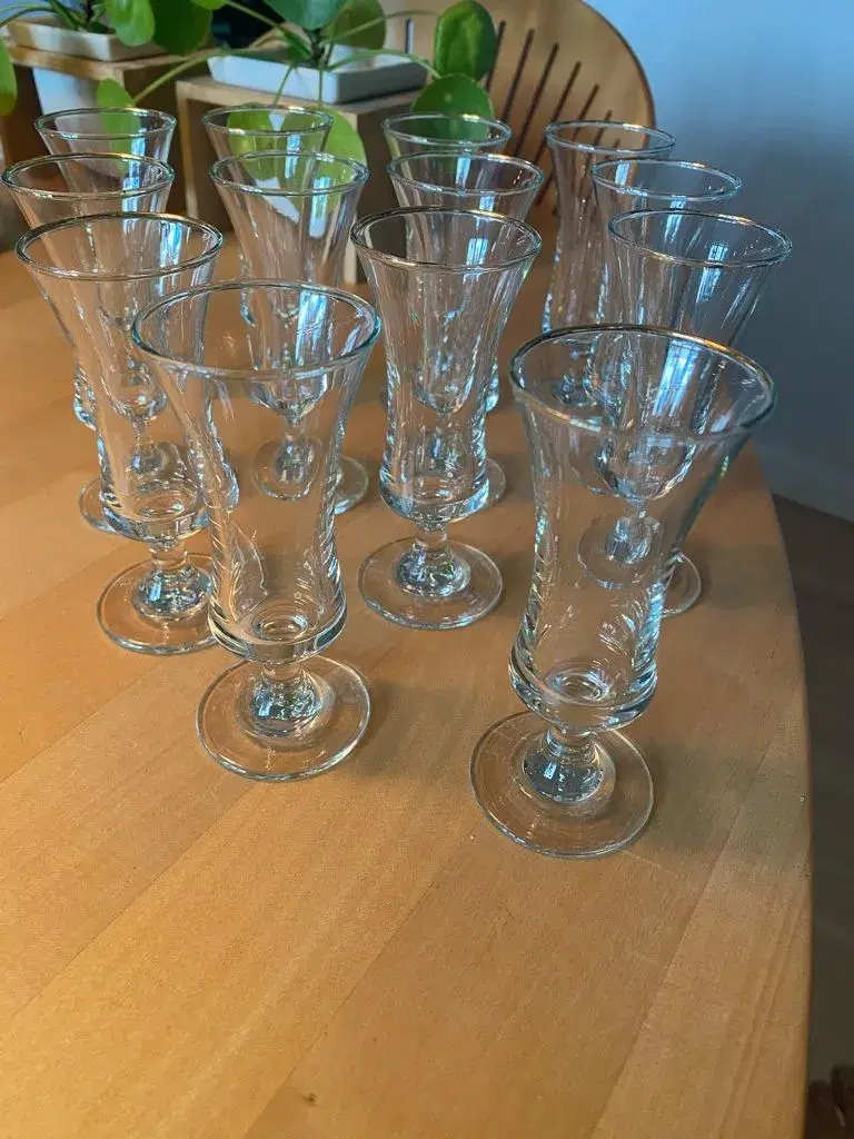 Fine høje snapseglas