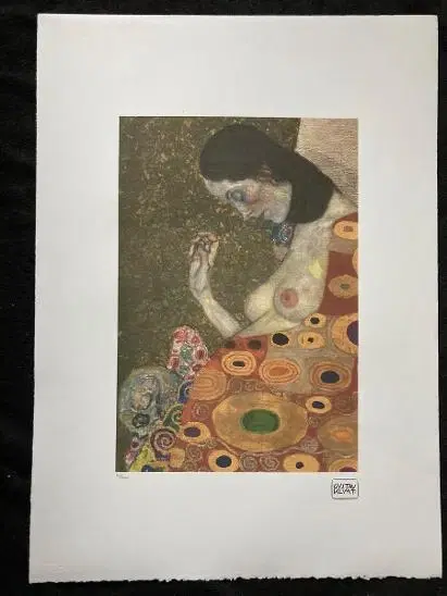 Gustav Klimt - Litografisk kunst tryk